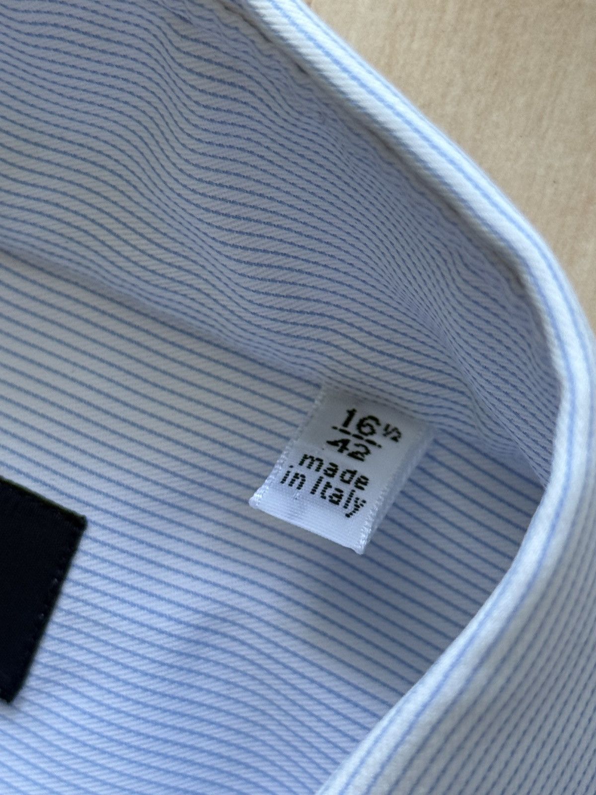 Finamore Finamore Napoli striped ls shirt Size US L / EU 52-54 / 3 - 6 Thumbnail