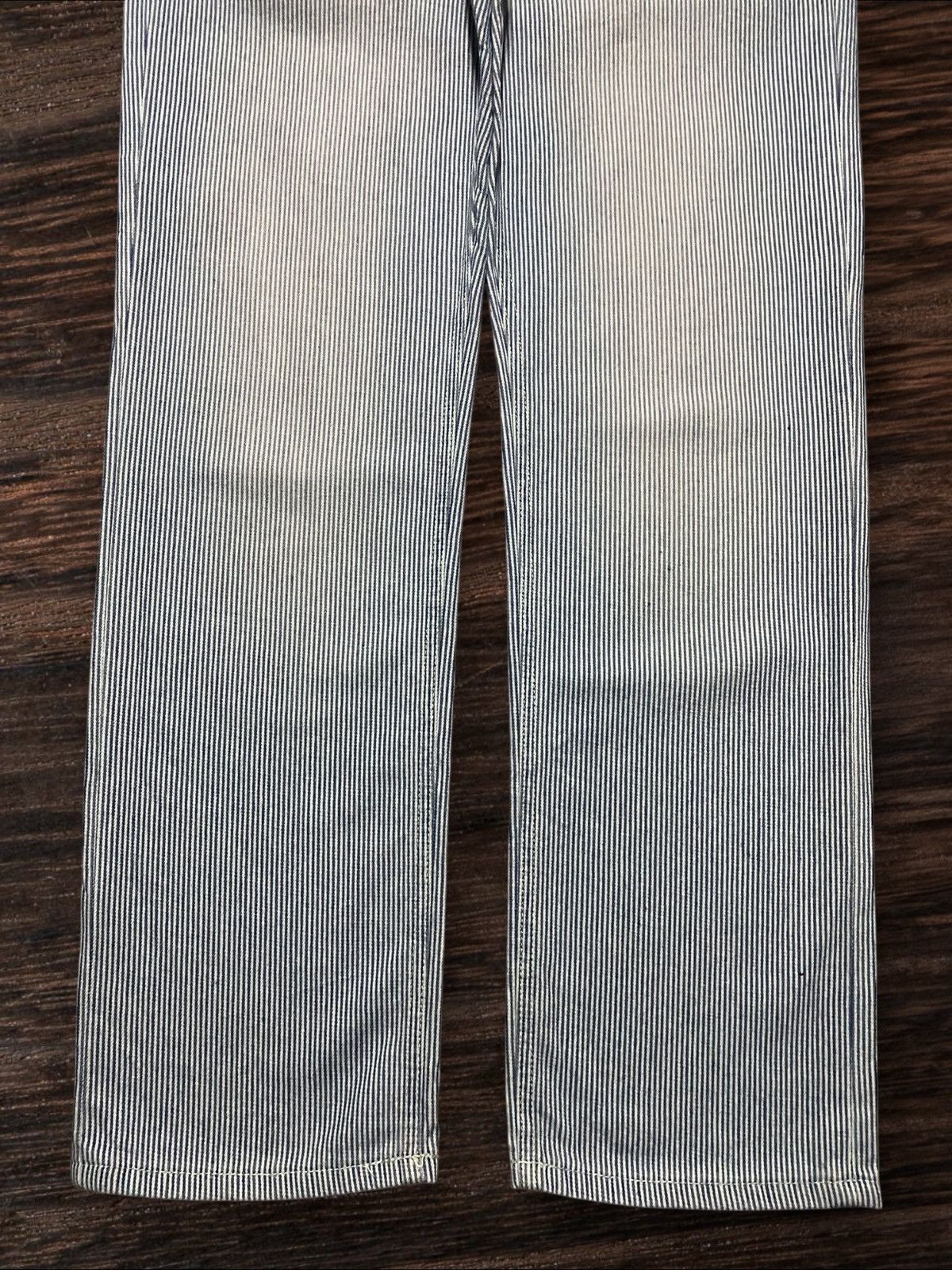 1620 Workwear Hickory Stripe Work Pants Patches Back ‘A Slight Fever Size US 32 / EU 48 - 5 Thumbnail