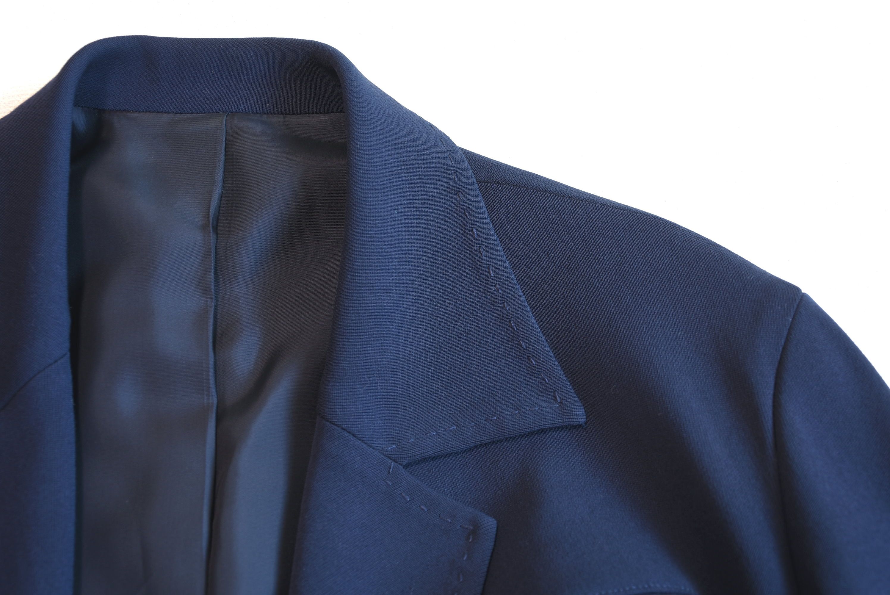 Y's Y's Yohji Yamamoto Asymmetric Stretch Blazer Navy Size US S / EU 44-46 / 1 - 4 Thumbnail