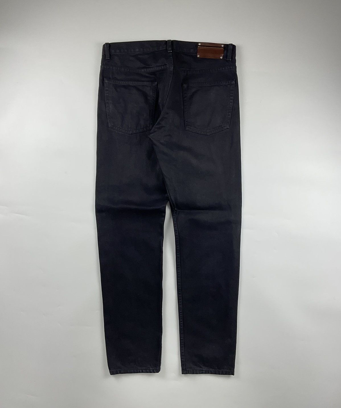 Dries Van Noten Dries Van Noten Waxed Denim Pants Size US 32 / EU 48 - 2 Thumbnail