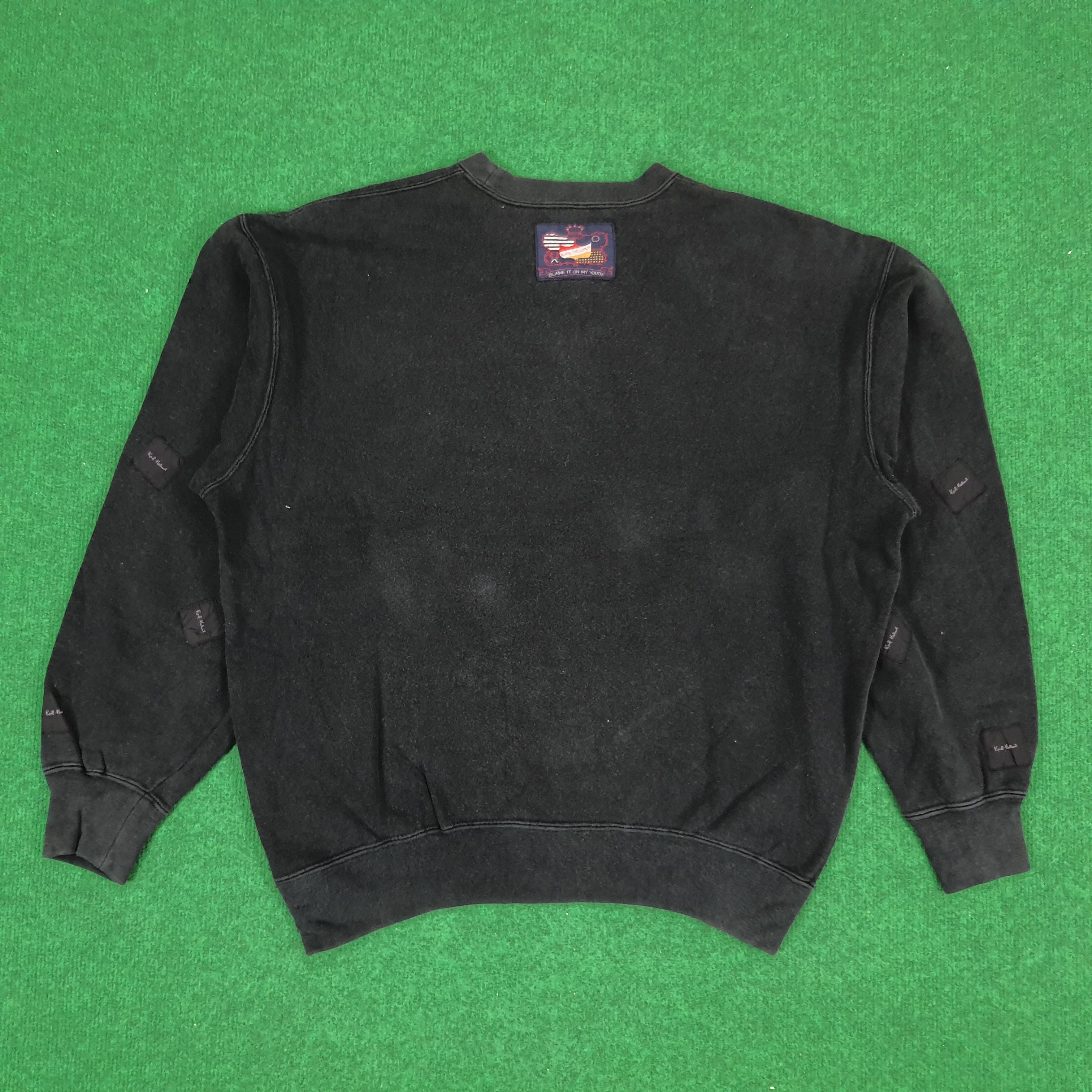 Karl Helmut Vintage Karl Helmut Patches Blame Me on My Youth Sweatshirts Size US L / EU 52-54 / 3 - 3 Thumbnail