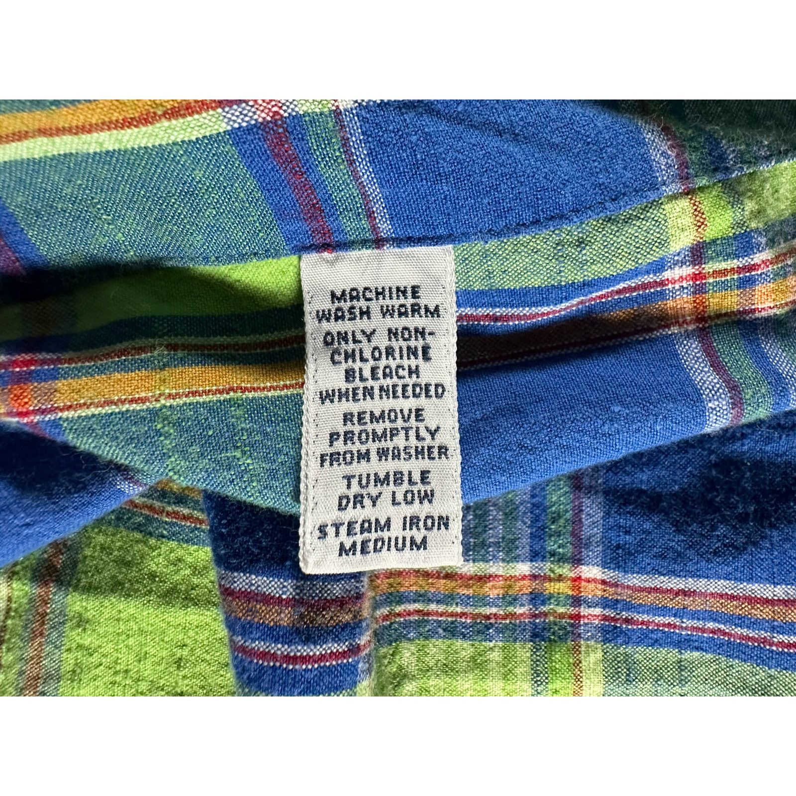 Ralph Lauren Ralph Lauren Classic Fit S Shirt Mens Plaid Green Blue Polo Size US M / EU 48-50 / 2 - 7 Thumbnail