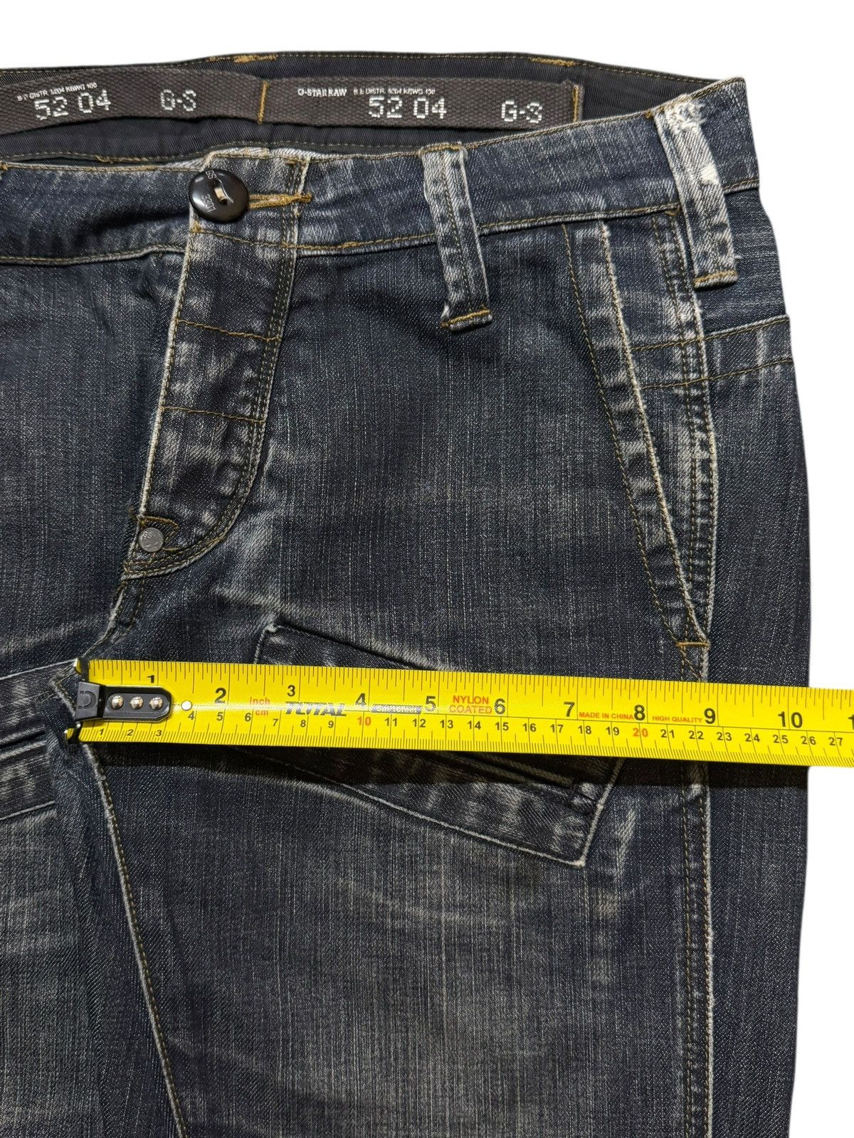 G-Star Vintage 90s G-Star Faded Wash Avant Garde Tactical Straight Size US 31 - 11 Thumbnail