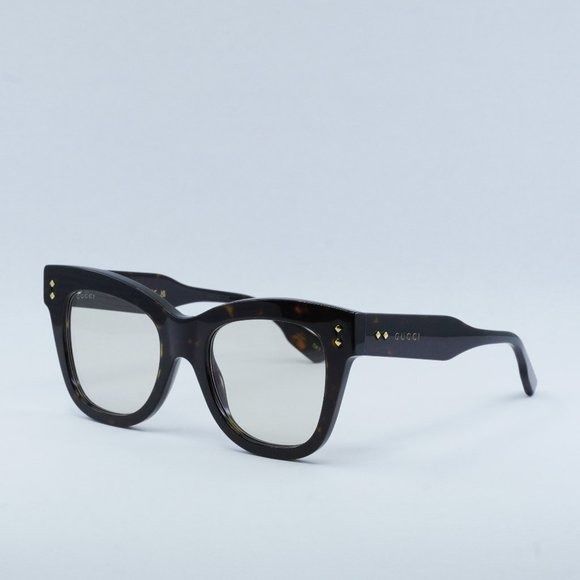 image of New Gucci Gg1082S 003 Havana Yellow Sunglasses in Brown, Women's