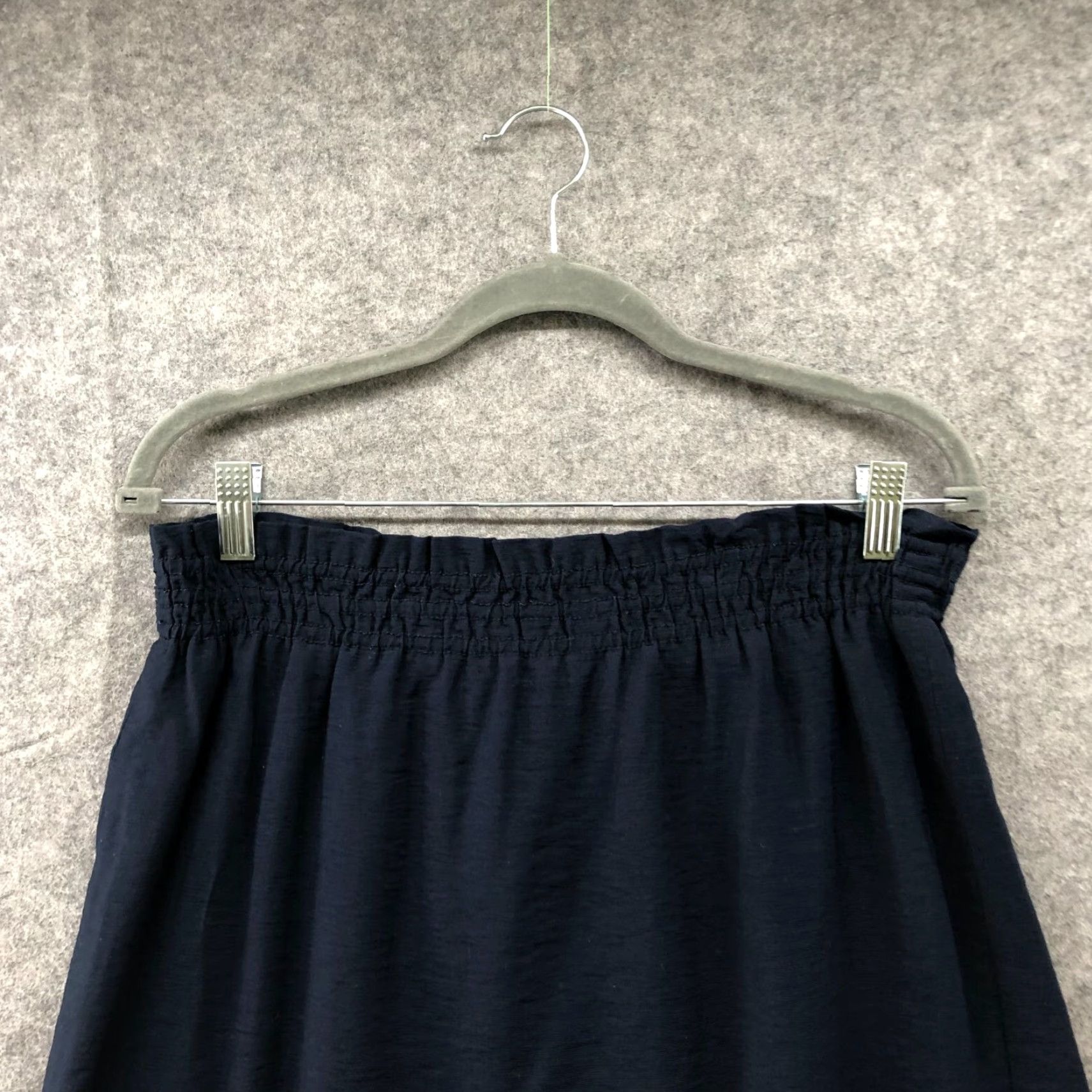 J.Crew VINTAGE J. Crew Mini Skirt Womens Size 10 Casual Formal Party Workwear Navy Blue Flowy Size 32" / US 10 / IT 46 - 3 Thumbnail