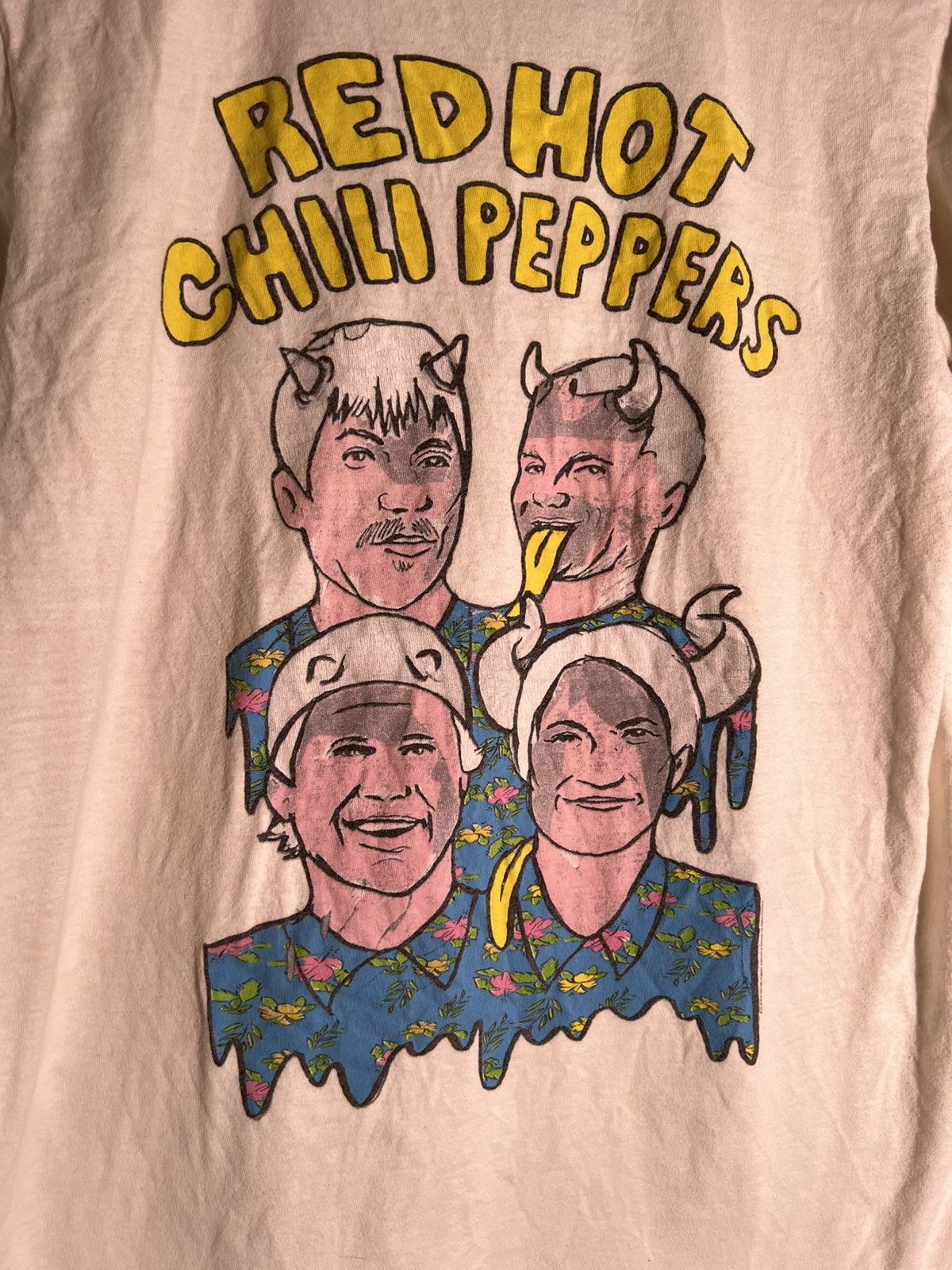 Band Tees 2017 Red Hot Chili Peppers Punk Rock Retro Band Tour T Shirt Size US M / EU 48-50 / 2 - 4 Thumbnail