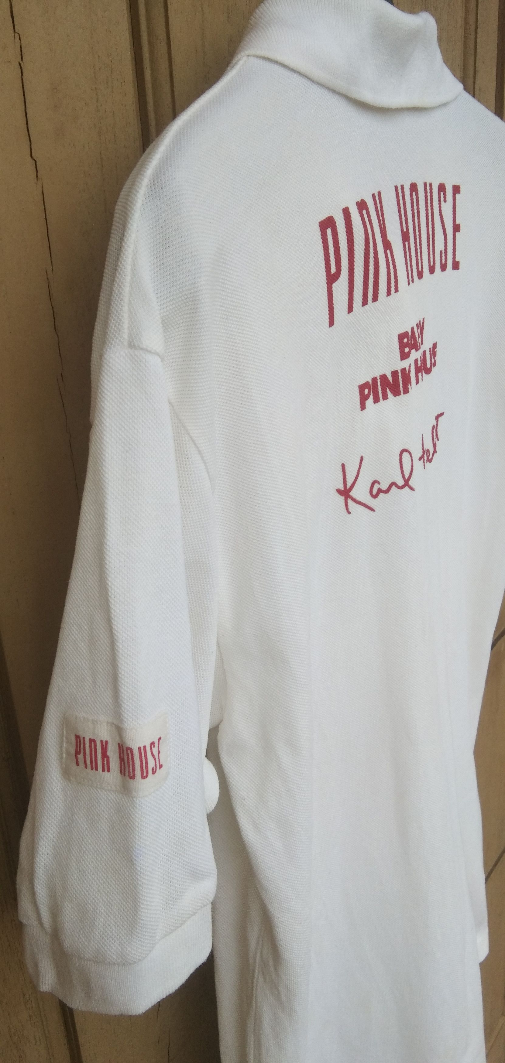 Vintage Pink house x karl helmut collar shirt Size L / US 10 / IT 46 - 3 Thumbnail