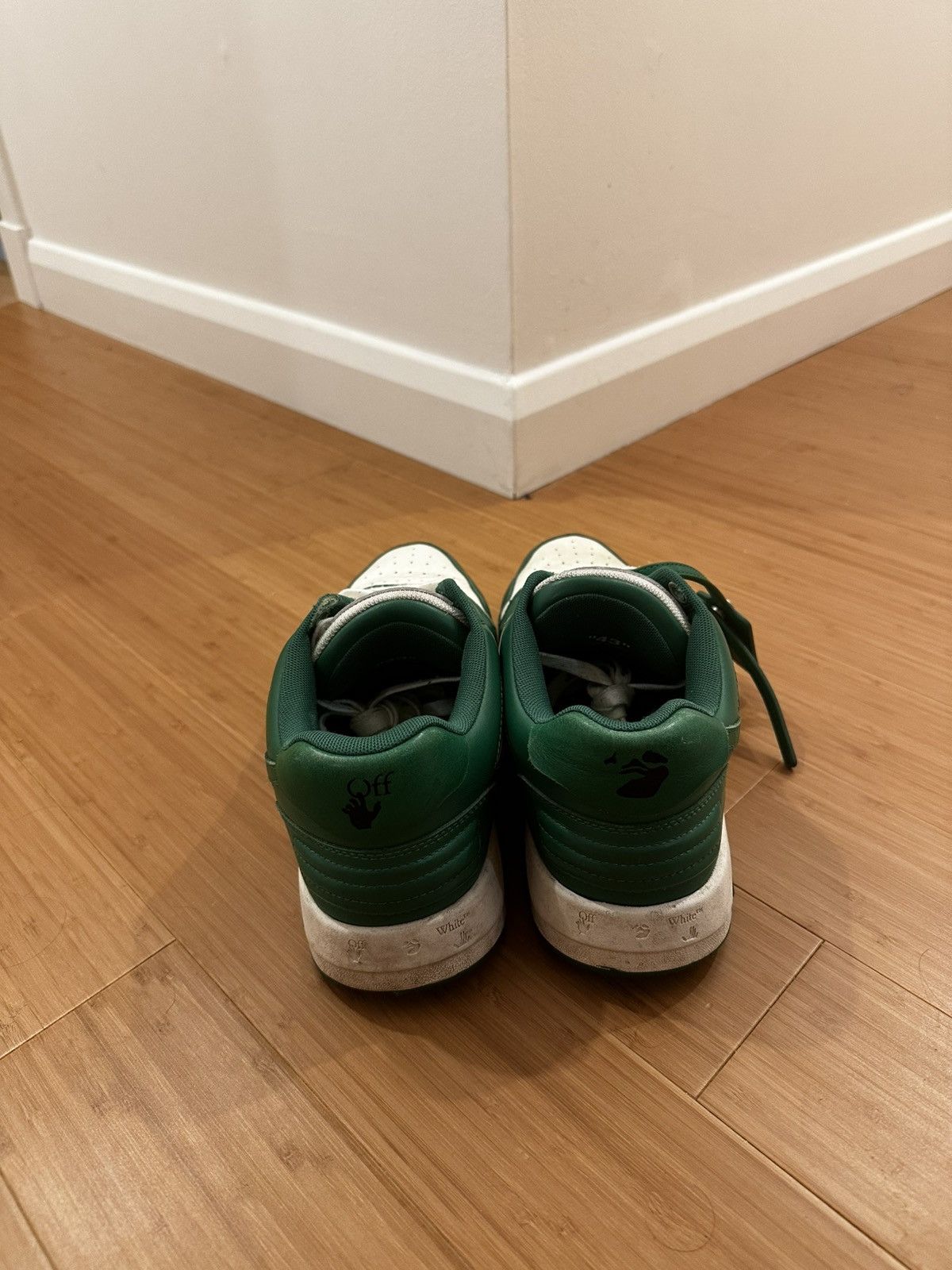 Off-White Off-White Out of Office Leather Sneakers Size US 9 / EU 42 - 6 Thumbnail