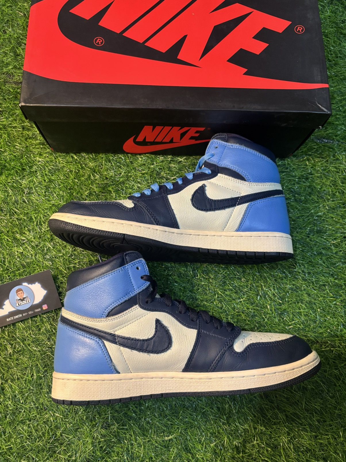 Jordan Brand Jordan 1 high obsidian Size US 10 / EU 43 - 2 Thumbnail