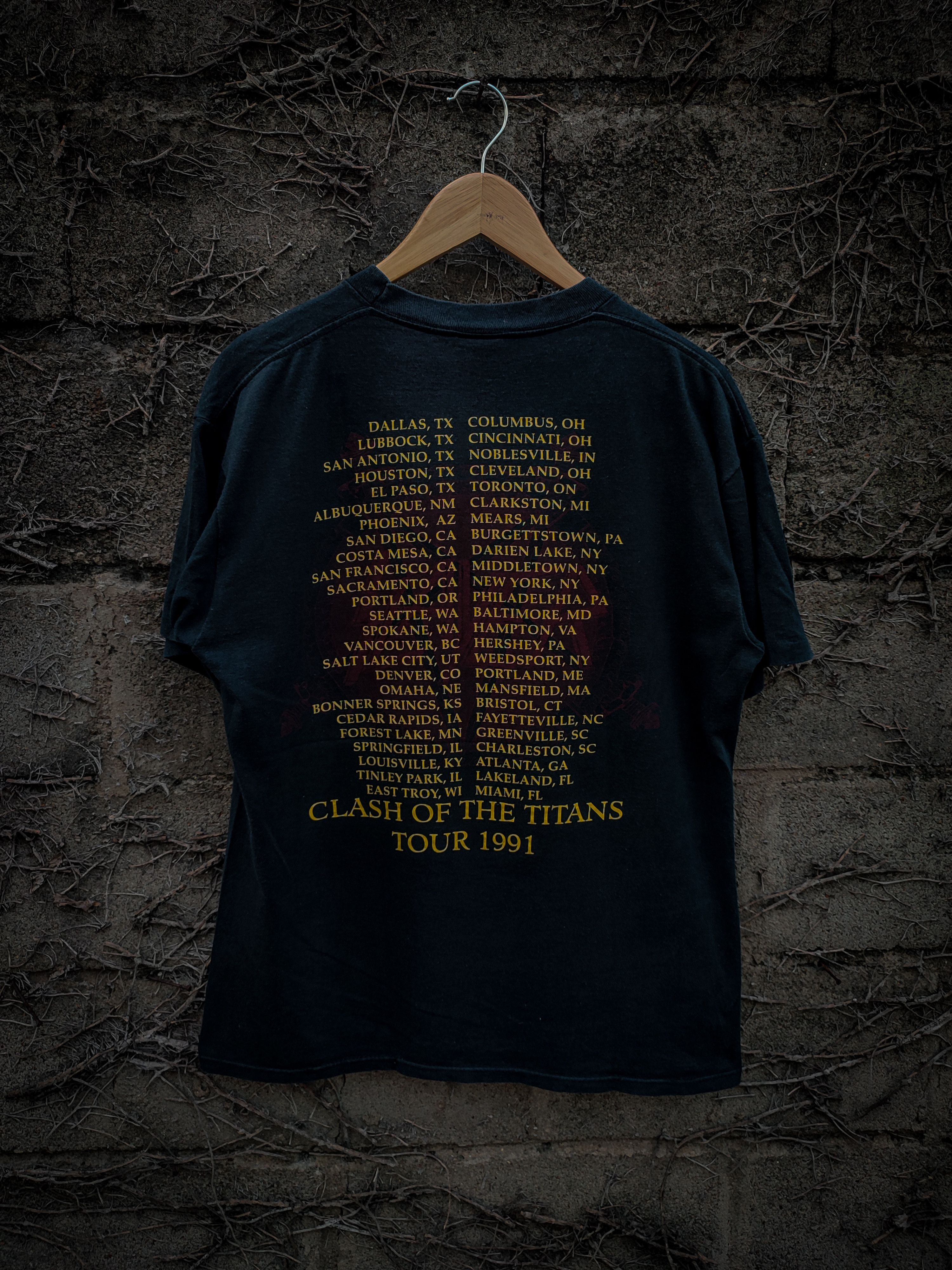 Brockum × Slayer × Vintage Slayer - Clash Of The Titans Tour 1991 Size US L / EU 52-54 / 3 - 2 Thumbnail