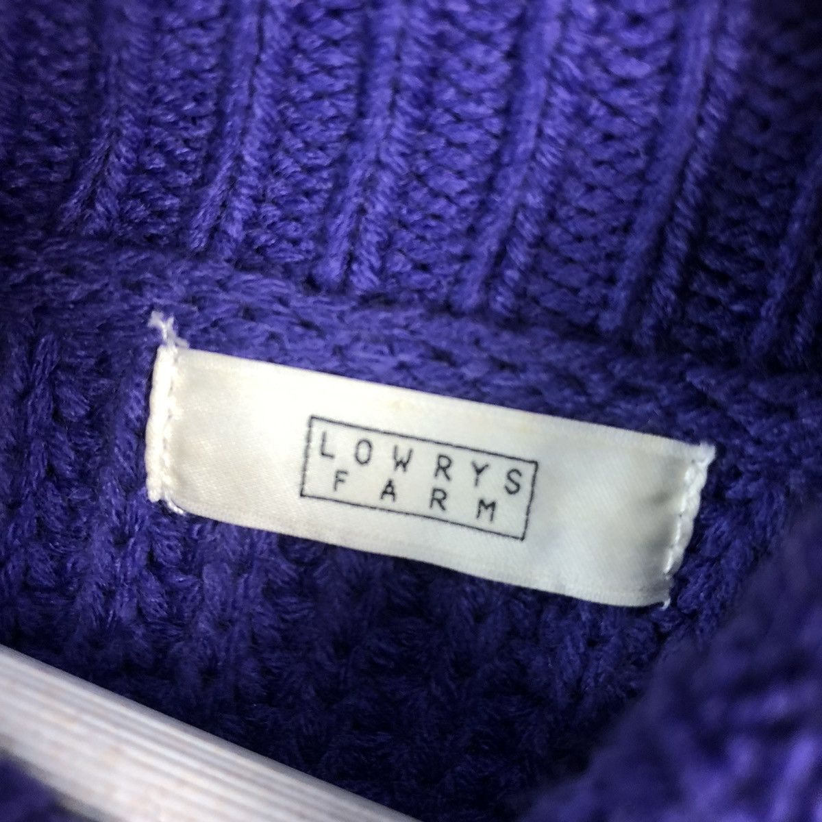 Homespun Knitwear × LOWRYS FARM Lowyrs Farm Purple Knitwear #A2349 Size XL / US 12-14 / IT 48-50 - 9 Thumbnail