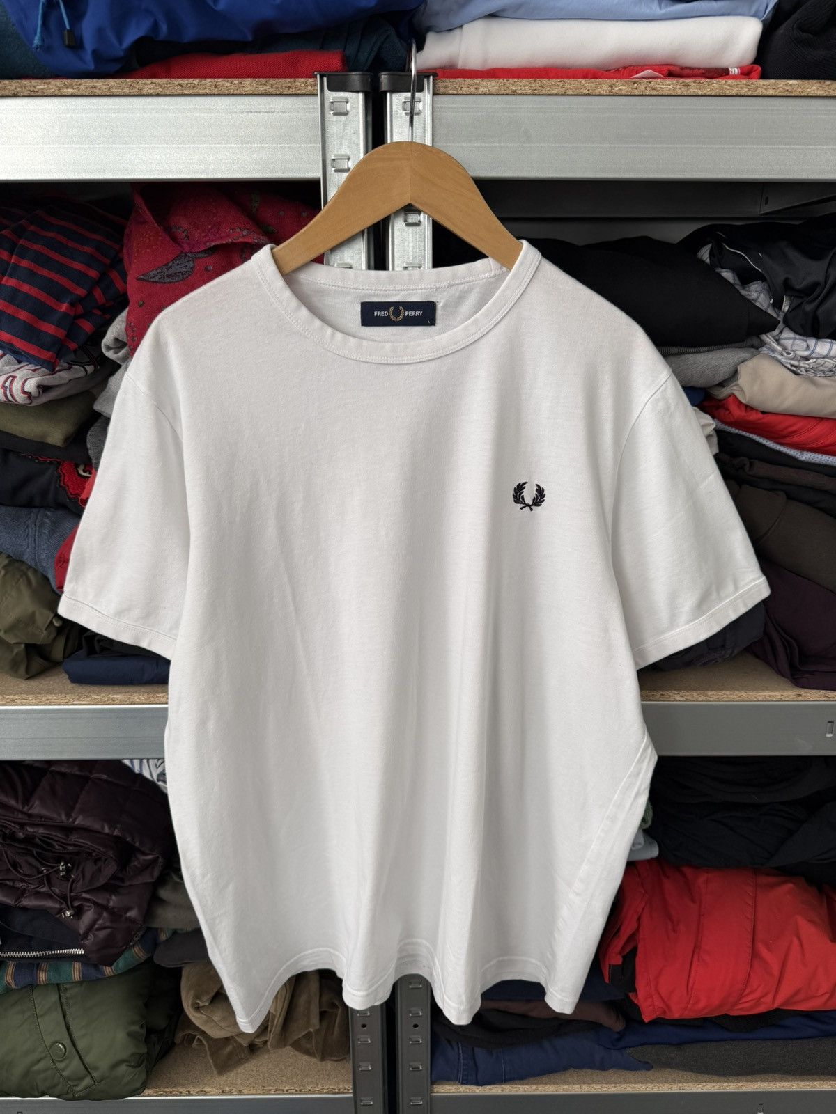 Fred Perry Vintage Fred Perry T-Shirt White Casual Tee Streetwear Hype Size US L / EU 52-54 / 3 - 2 Thumbnail
