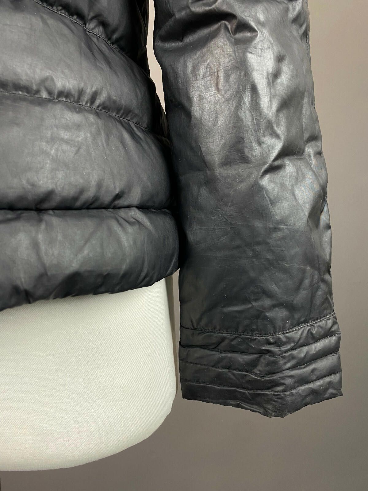 Designer Karem Millen Black Button Down Quilted Puffer Jacket Size 10 Size L / US 10 / IT 46 - 7 Thumbnail
