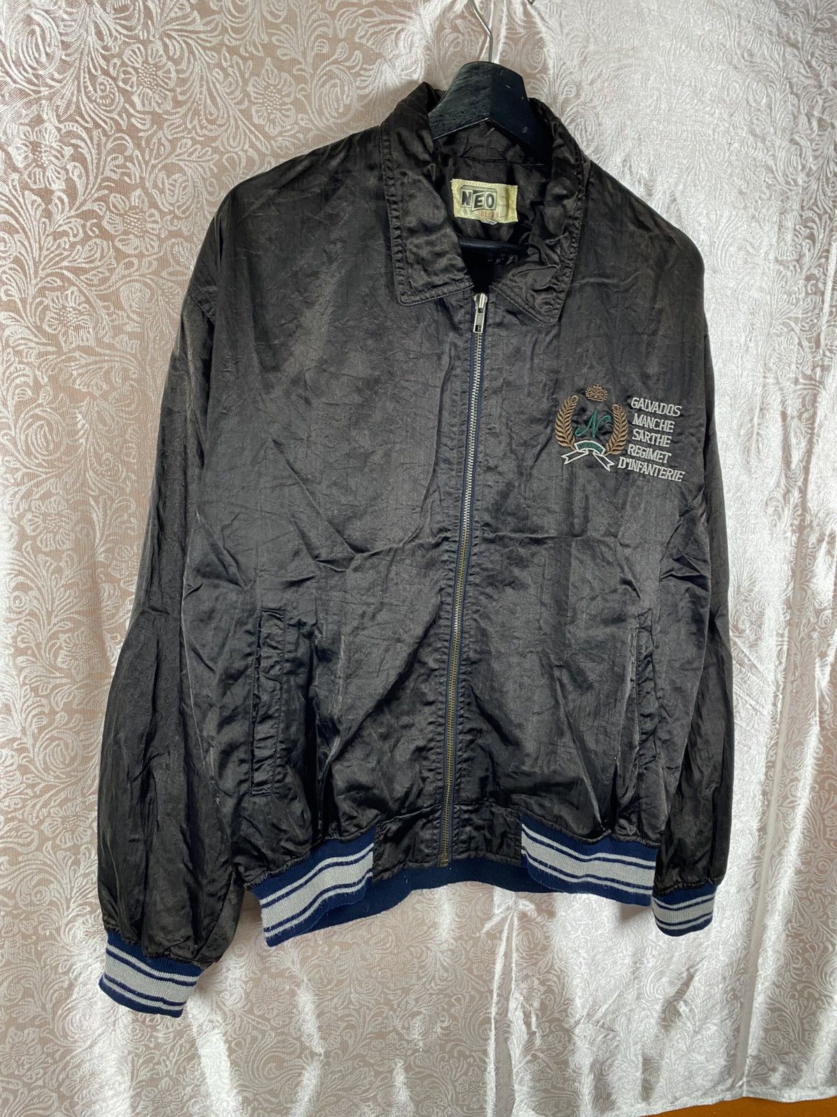 Japanese Brand Vintage Neo Blood Studio Atomic Bowling Team Jacket Black Size US M / EU 48-50 / 2 - 5 Thumbnail