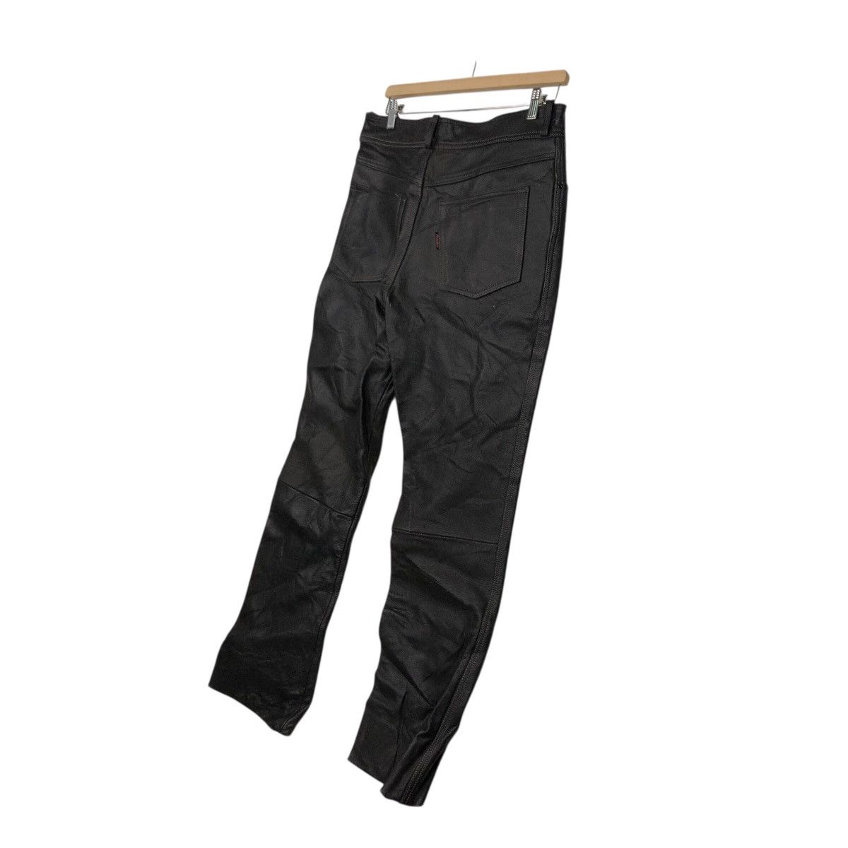 Vintage Rookie Leathers Black Protective Motorcycle Trousers Size US 30 / EU 46 - 13 Thumbnail
