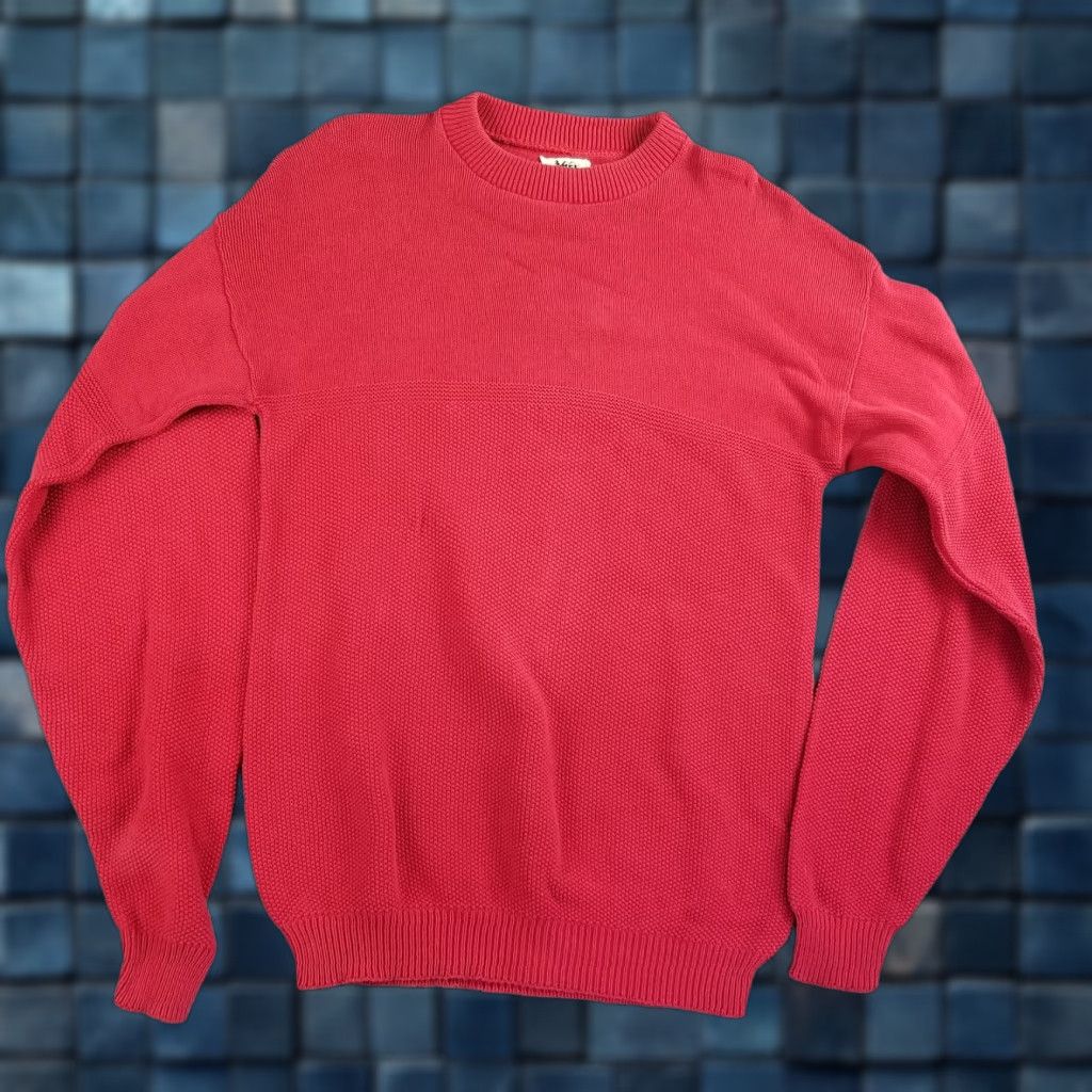 Vintage VINTAGE REI Sweater Mens Medium Crew Neck Red Knit Pullover 80s 90s Casual Accessories Men Size US M / EU 48-50 / 2 - 1 Thumbnail