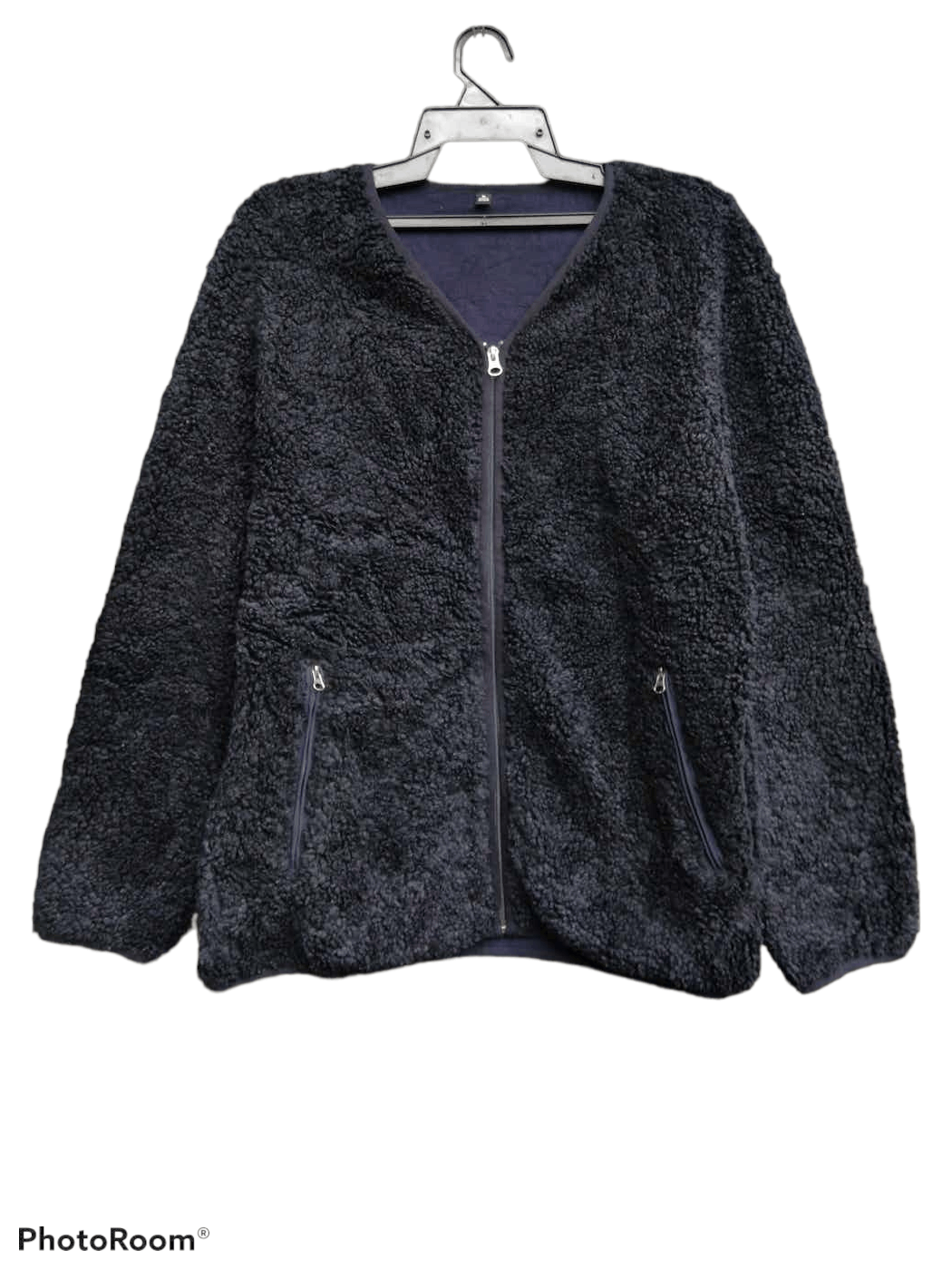UNIQLO SOFT PILE LINED FLEECE FULL-ZIPPER CARDIGAN