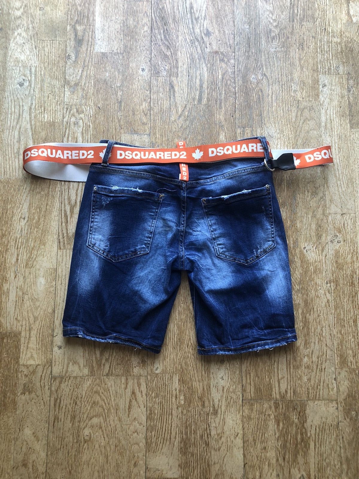 Dsquared2 DSQUARED2 SLIM FIT STRAP DENIM SHORTS Size US 30 / EU 46 - 2 Thumbnail