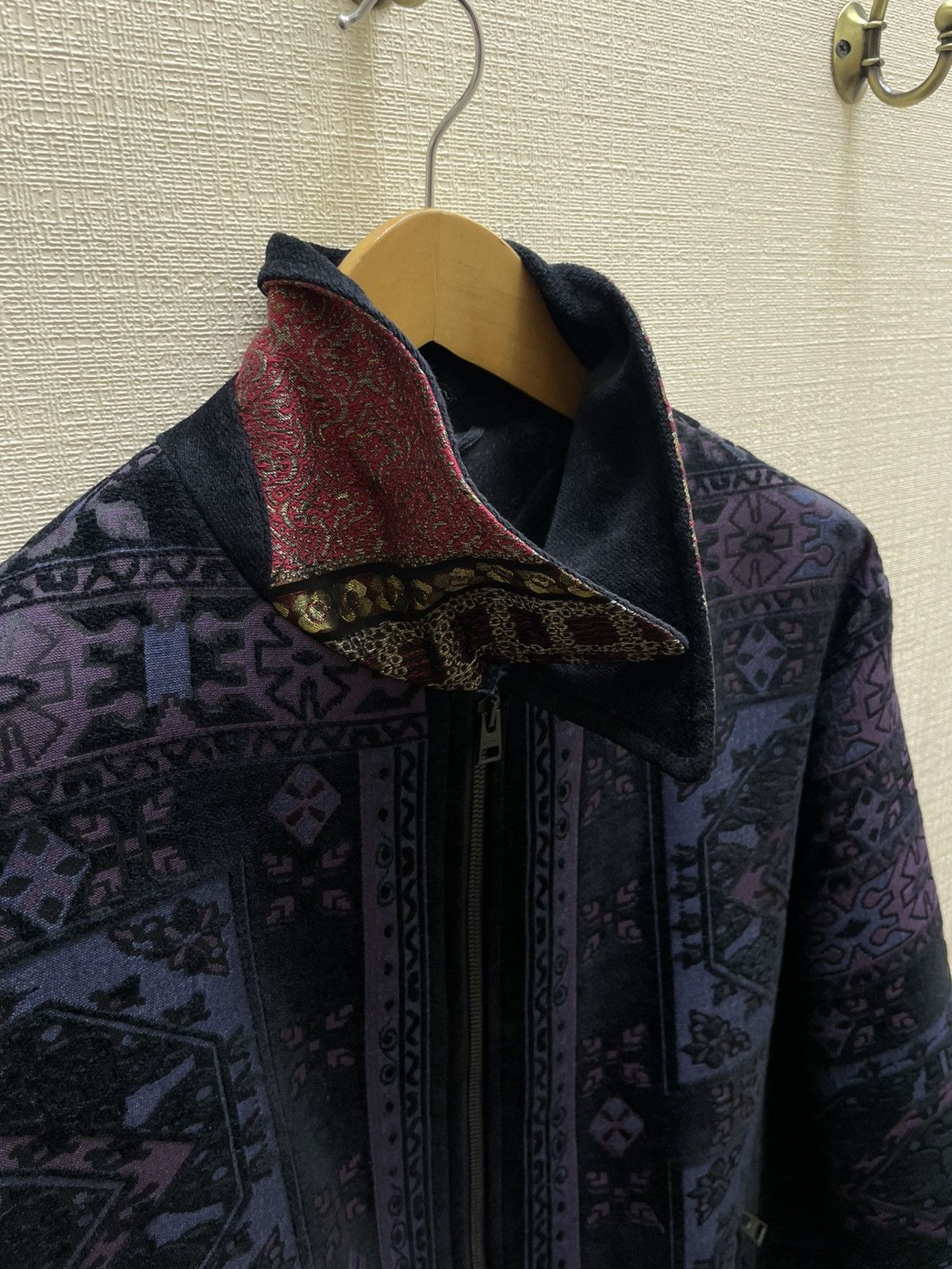 Etro Etro Intarsia Pattern Embroidery Bomber Jacket Size US XL / EU 56 / 4 - 6 Thumbnail