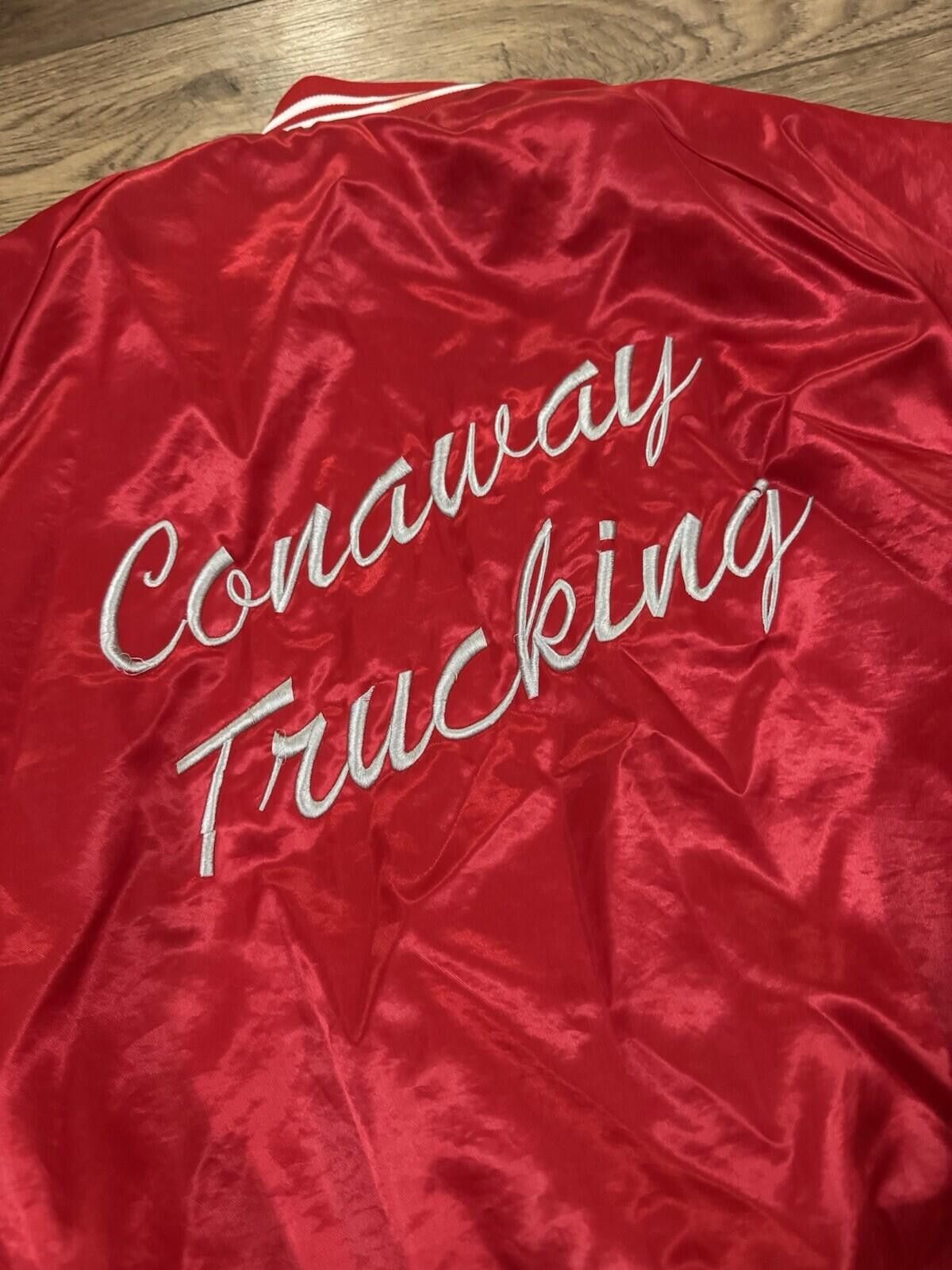 Other Vintage 70s 80s Trucking Red Satin Bomber Snap Jacket XXL Size US XXL / EU 58 / 5 - 11 Thumbnail