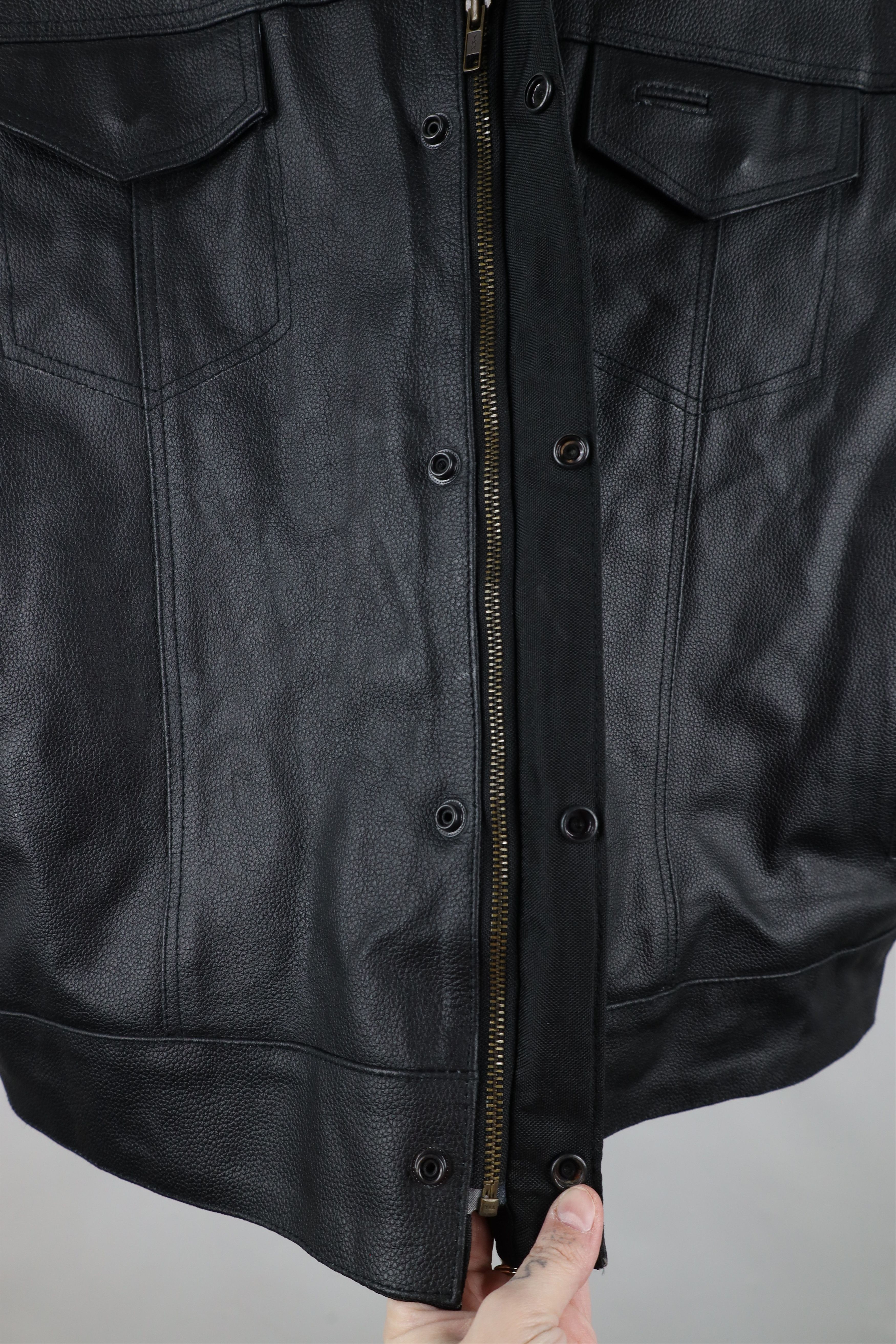 Vintage Vintage 90s Streetwear Sleeveless Motorcycle Vest Jacket Size US XXL / EU 58 / 5 - 8 Thumbnail