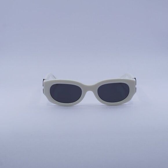 Off-White Off-White OERI14E PALMER 0107 Sunglasses White Oval Frame Size ONE SIZE - 3 Thumbnail
