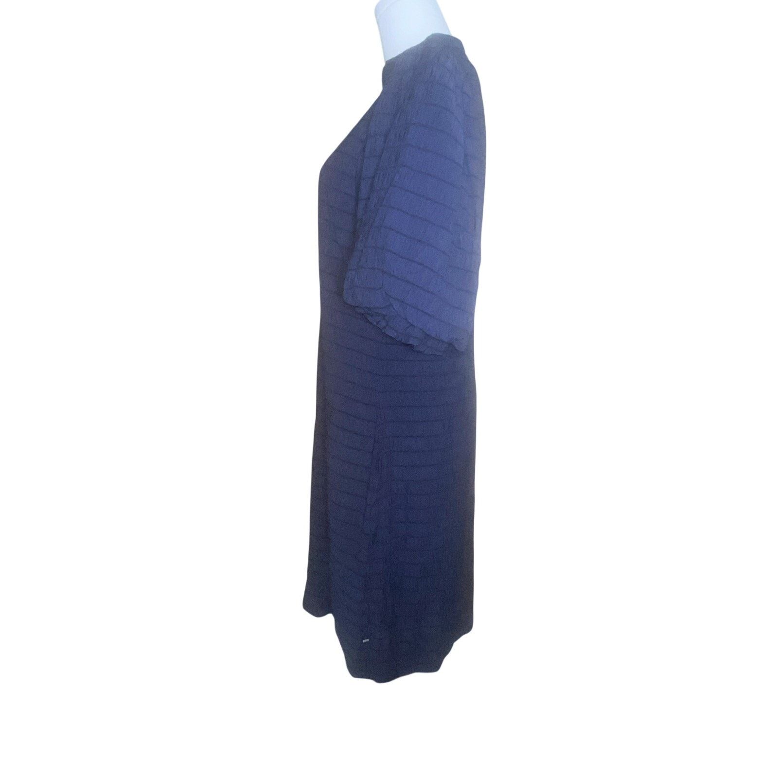 Scotch & Soda NWT Scotch & Soda Blue Black Striped Dress Size L Navy Size L / US 10 / IT 46 - 2 Thumbnail