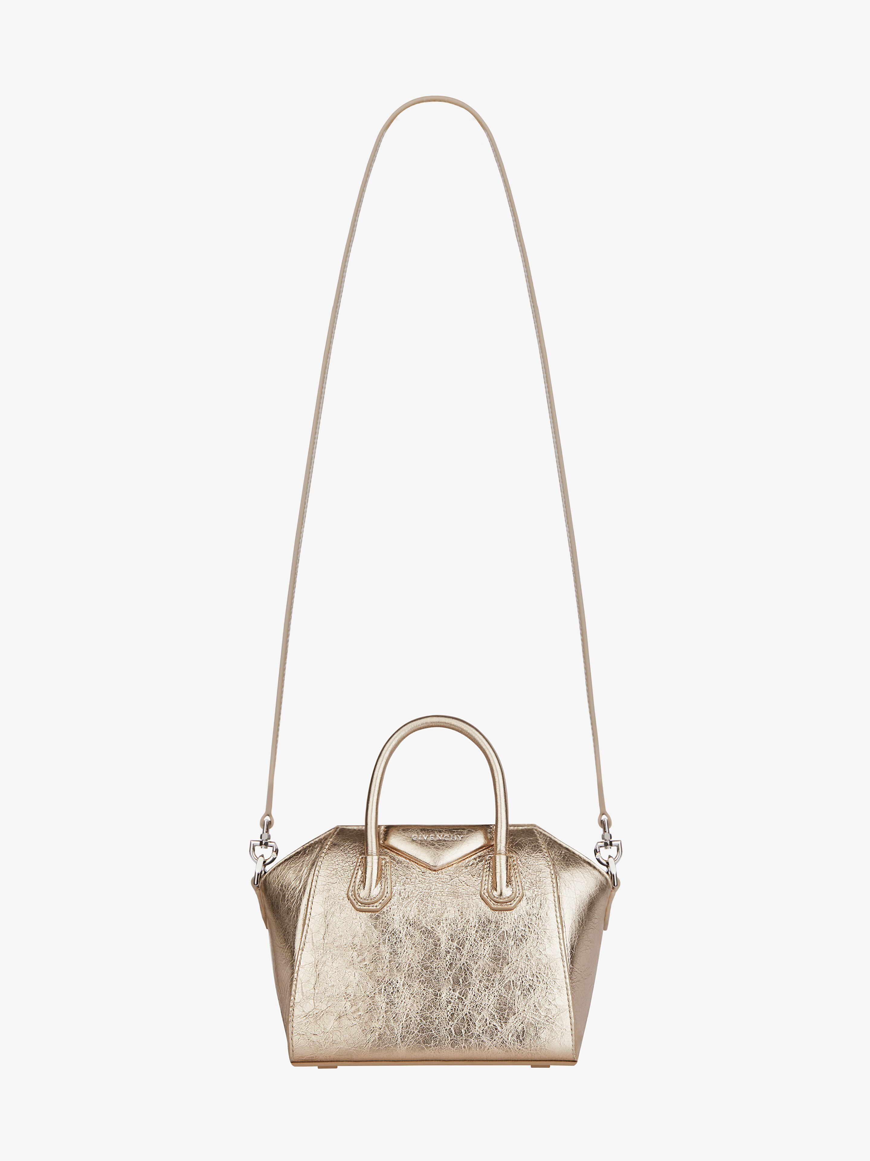 Givenchy o1srvl11e0325 Size: OS / Antigona Toy Bag in Metallic Beige Size ONE SIZE - 2 Thumbnail