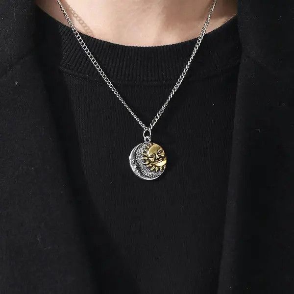 Other Classic Moon Sun Shape Necklace Size ONE SIZE - 3 Thumbnail