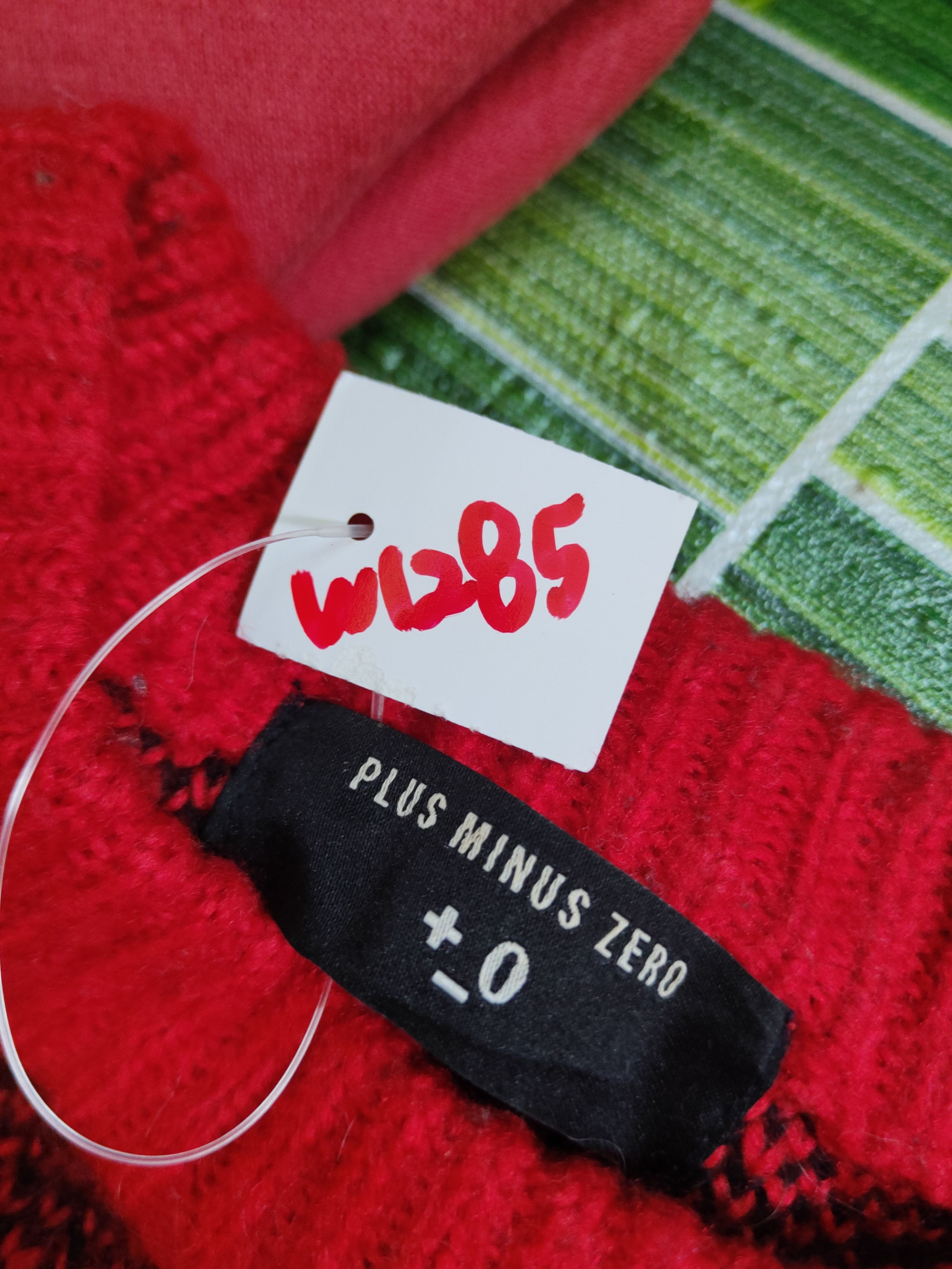 Homespun Knitwear Plus Minus Zero Red Knitwear Sweatshirts #W1285 Size US M / EU 48-50 / 2 - 11 Thumbnail