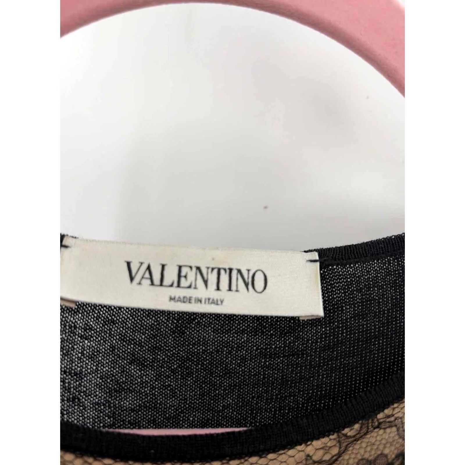 Valentino Valentino Dress Black Midi Sleeveless Size Medium Pre-Owned Size M / US 6-8 / IT 42-44 - 2 Thumbnail