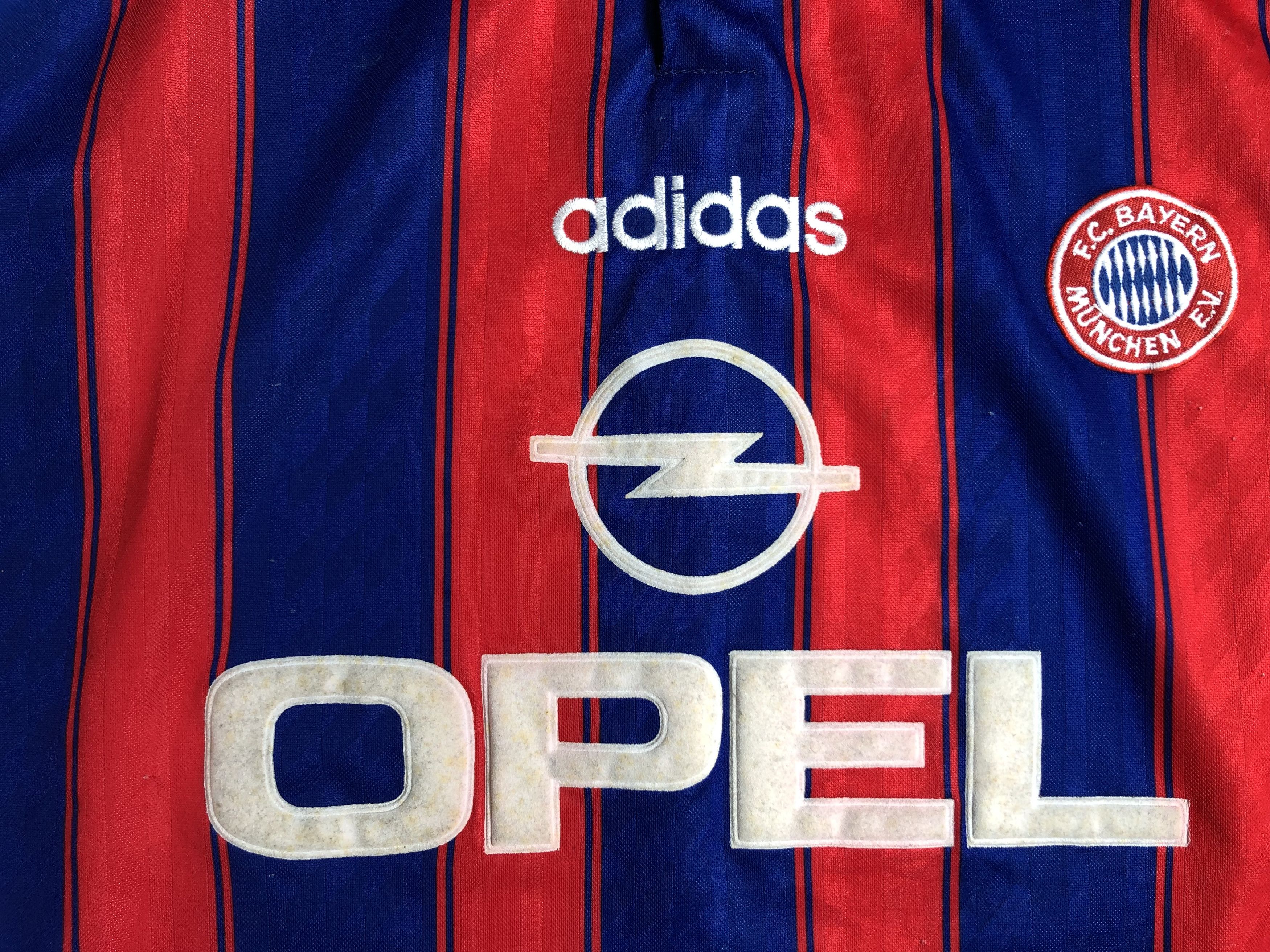 Adidas Bayern Munich Home football shirt 1995-1997 #18 Klinsmann Size US XL / EU 56 / 4 - 5 Thumbnail