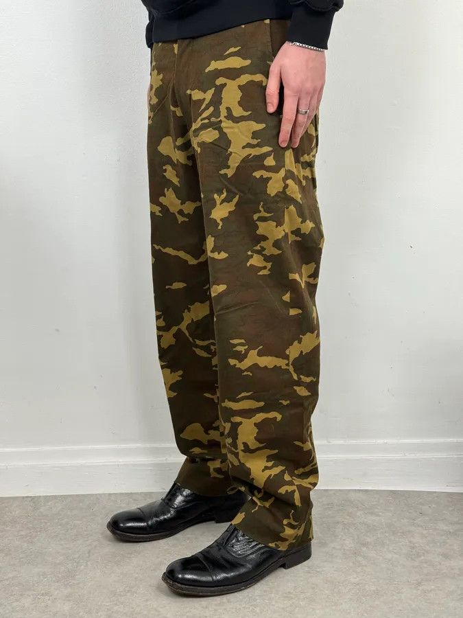 Dries Van Noten Dries Van Noten Camo Green Pants Size US 33 - 3 Thumbnail