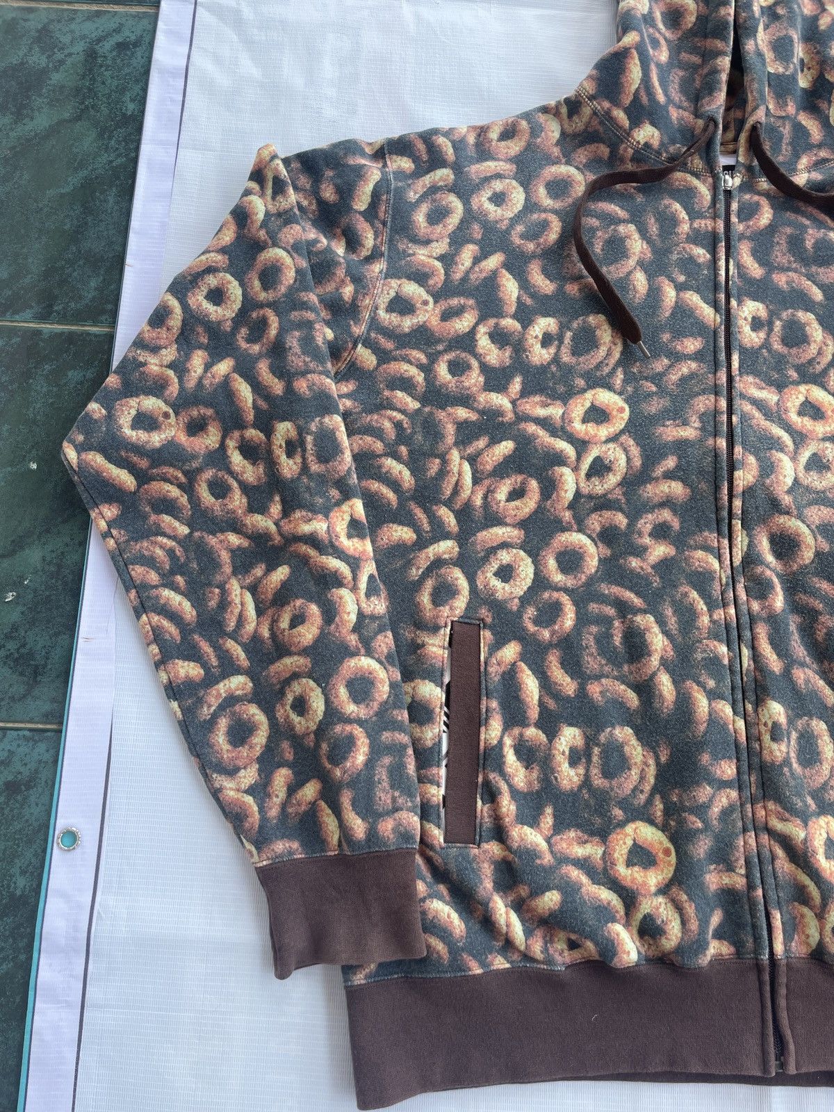 Swagger Swagger Cereal print zipper hoodie Size US XL / EU 56 / 4 - 4 Thumbnail
