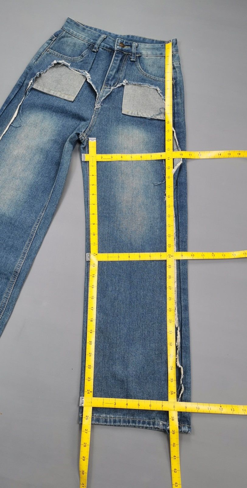 Kapital Vipoa Wide Legs Jeans Size 25" / US 0 / IT 36 - 10 Thumbnail