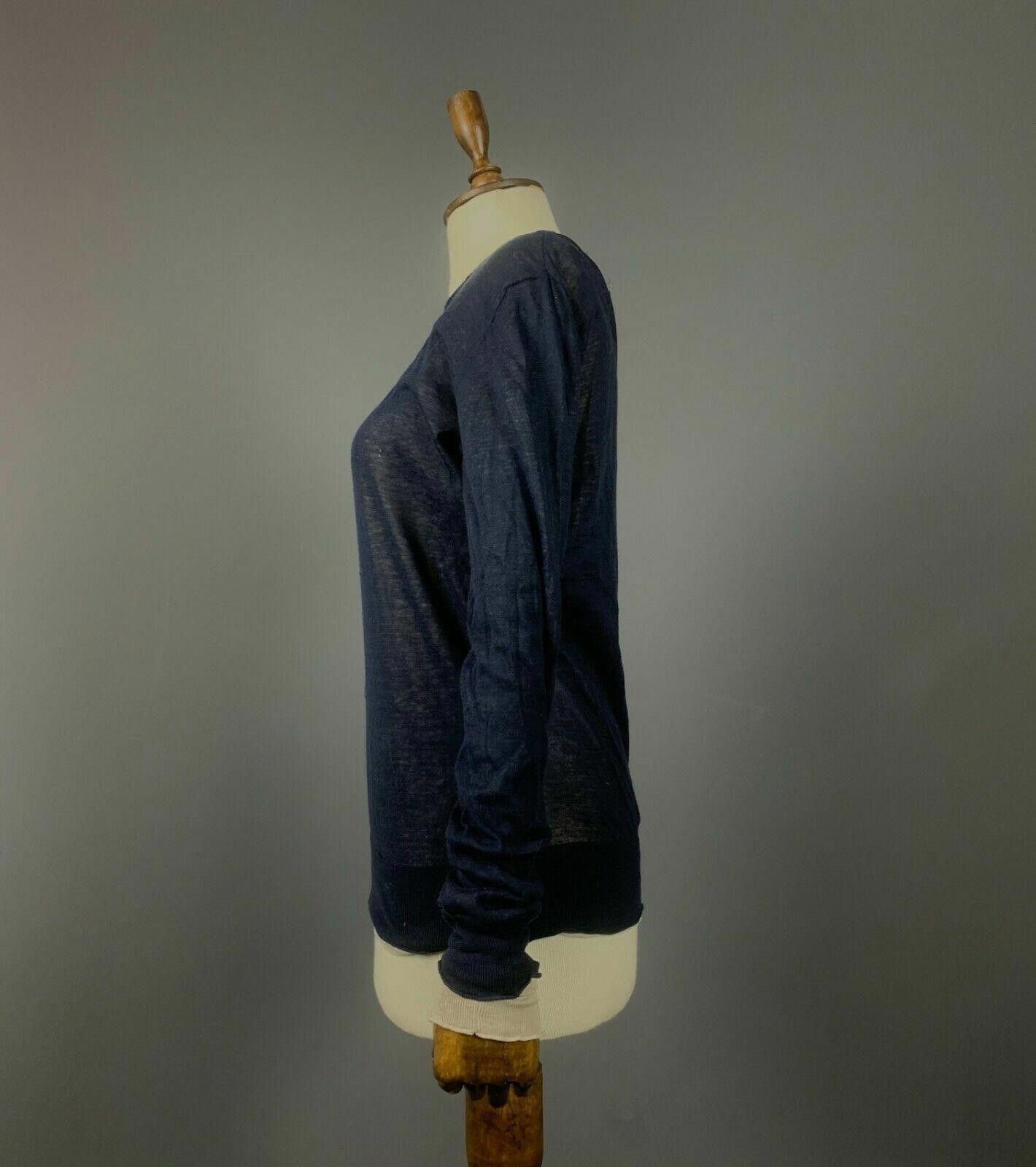 Dirk Bikkembergs Ladies Bikkembergs Blue Crew Neck Pullover Jumepr Size M Size M / US 6-8 / IT 42-44 - 3 Thumbnail
