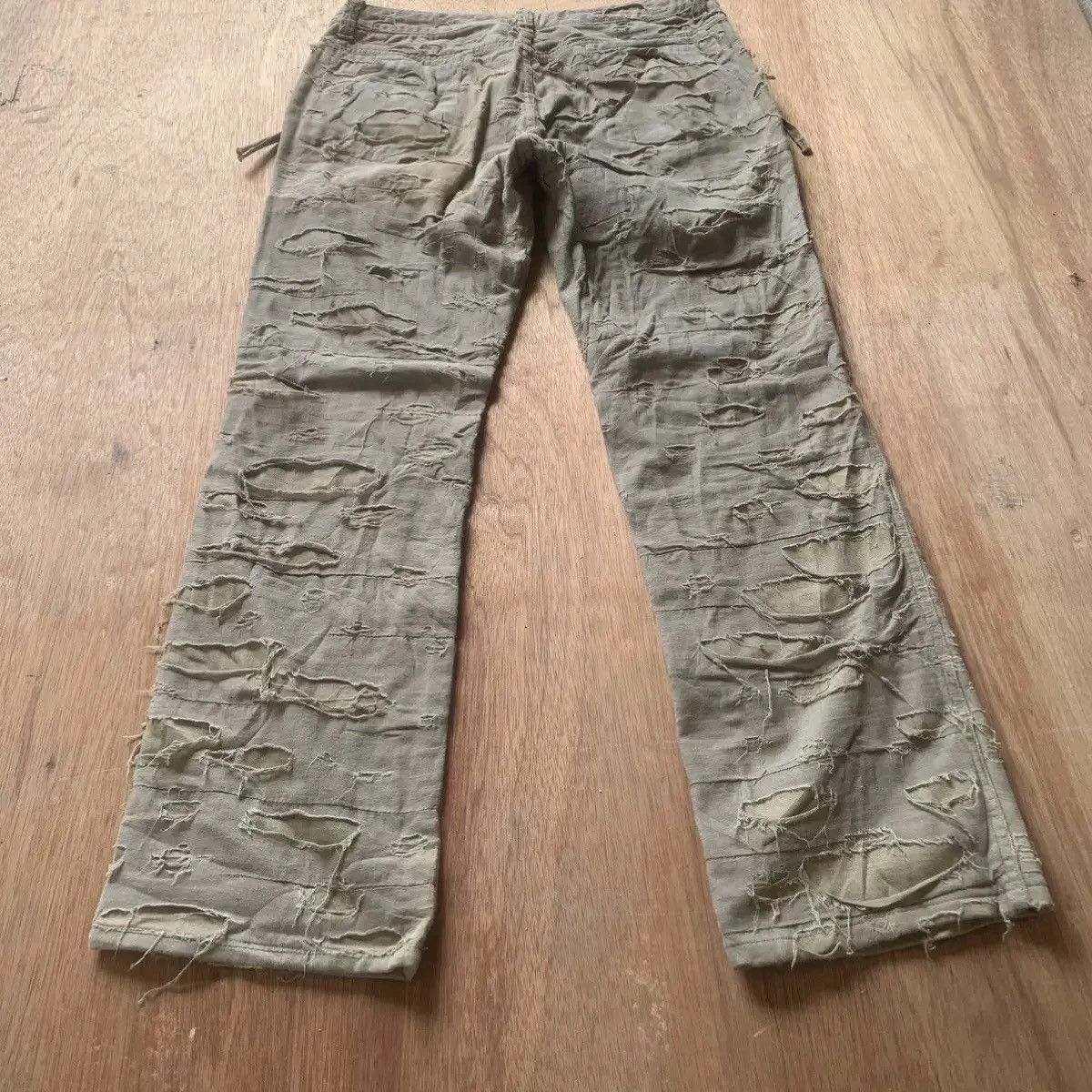 Le Grande Bleu (L.G.B.) 💥 RARE DESIGN 💥 VINTAGE BARTACK DEPT TROUSERS FADED PANTS Size US 30 / EU 46 - 13 Thumbnail
