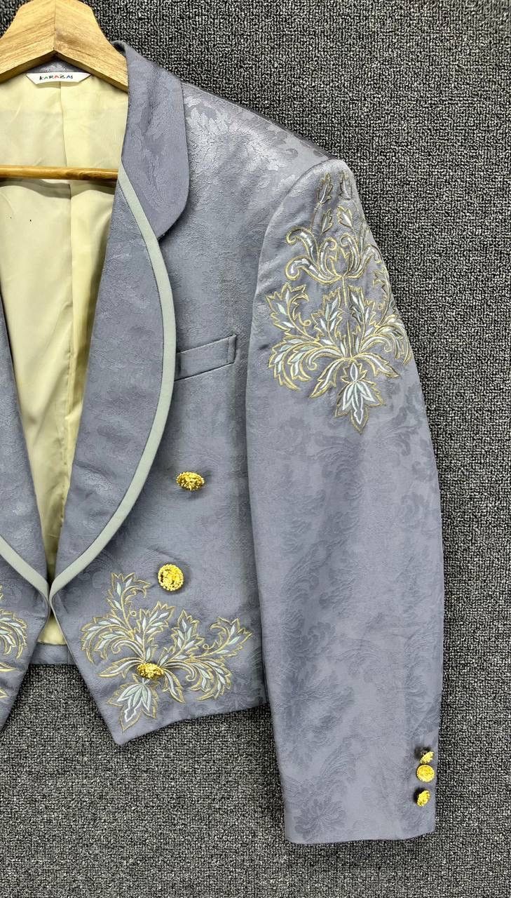 Japanese Brand Vintage Karabas Japanese Luxury Cardigan Jacket Size M / US 6-8 / IT 42-44 - 4 Thumbnail