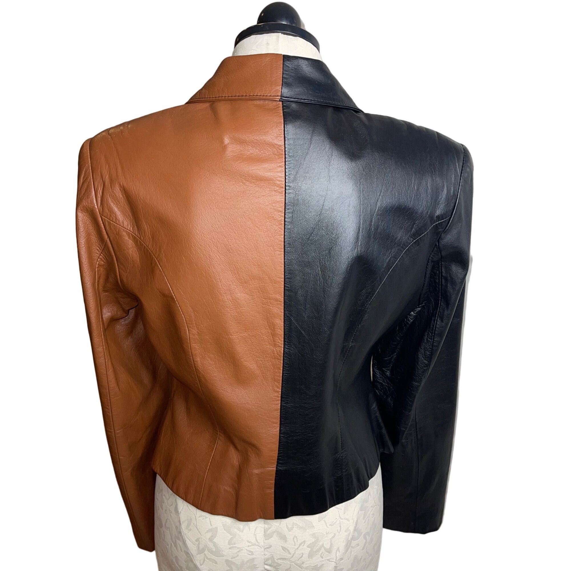 Other E Style Vintage Womens Jacket Size 6 Brown Size M / US 6-8 / IT 42-44 - 3 Thumbnail