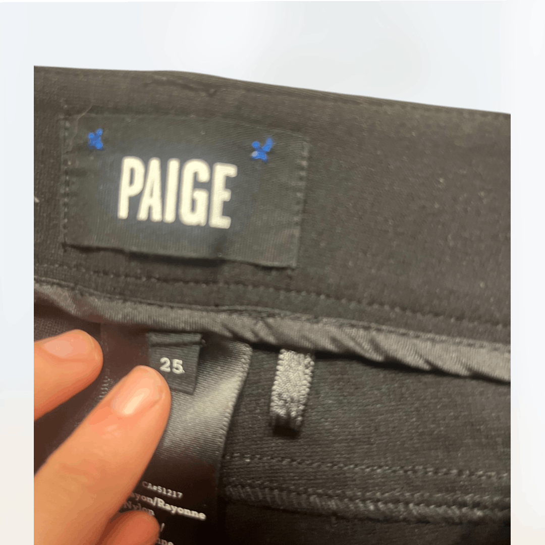Paige Women's Paige Black Verdugo Ultra Skinny Jeggings size 25 Size 25" / US 0 / IT 36 - 4 Thumbnail