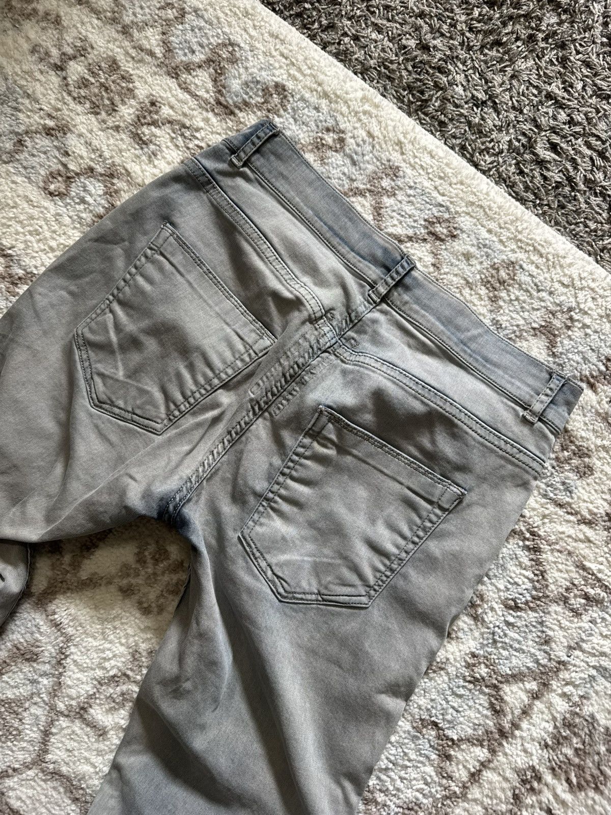 Rick Owens FW13 Rick Owens Detroit Cut Mineral Dust Denim Size US 30 / EU 46 - 5 Thumbnail