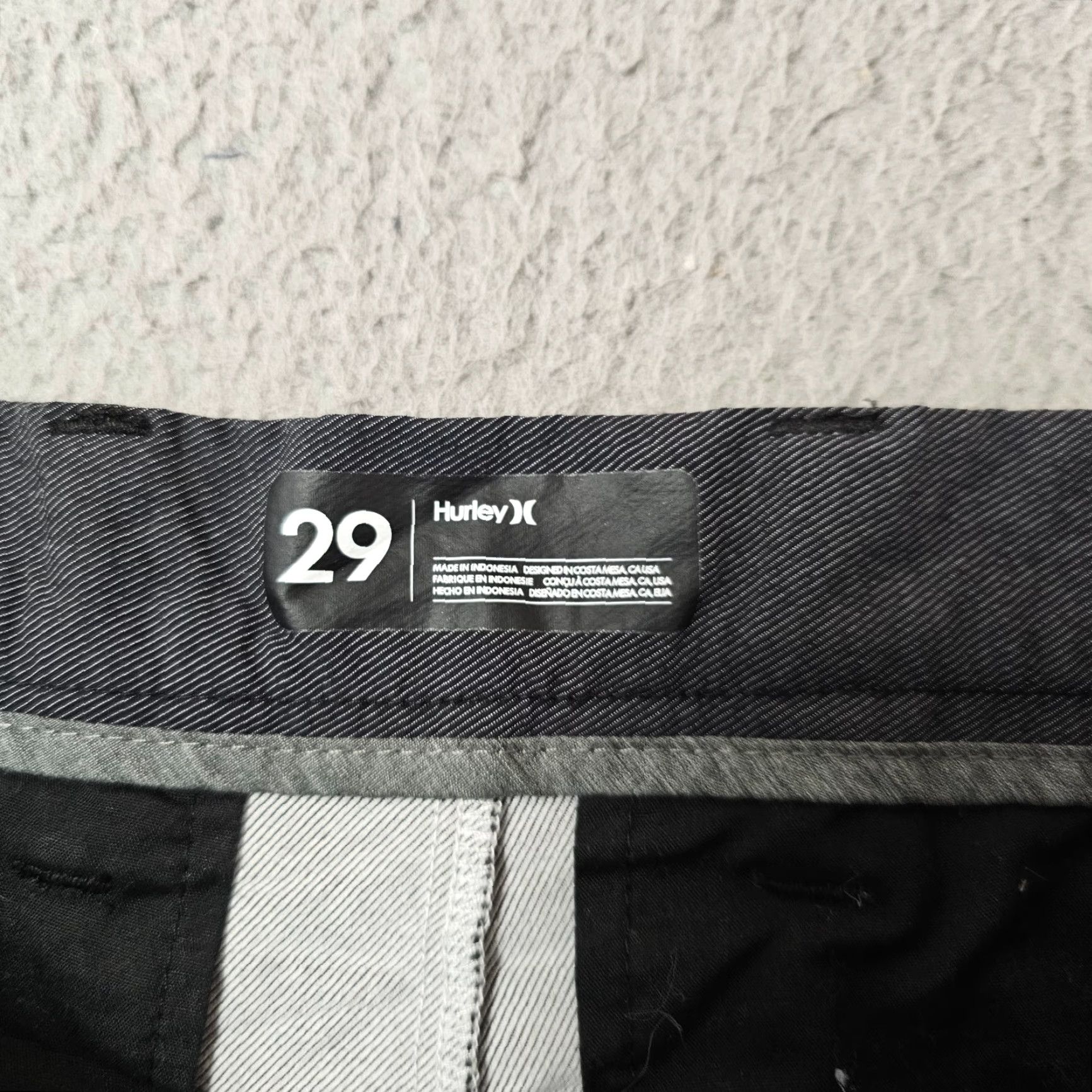 Hurley Hurley Mens Shorts 29 Grey DriFit Hybrid Chinos Outdoor Skate Golf 8" inseam Casual Mens Size US 29 - 2 Thumbnail