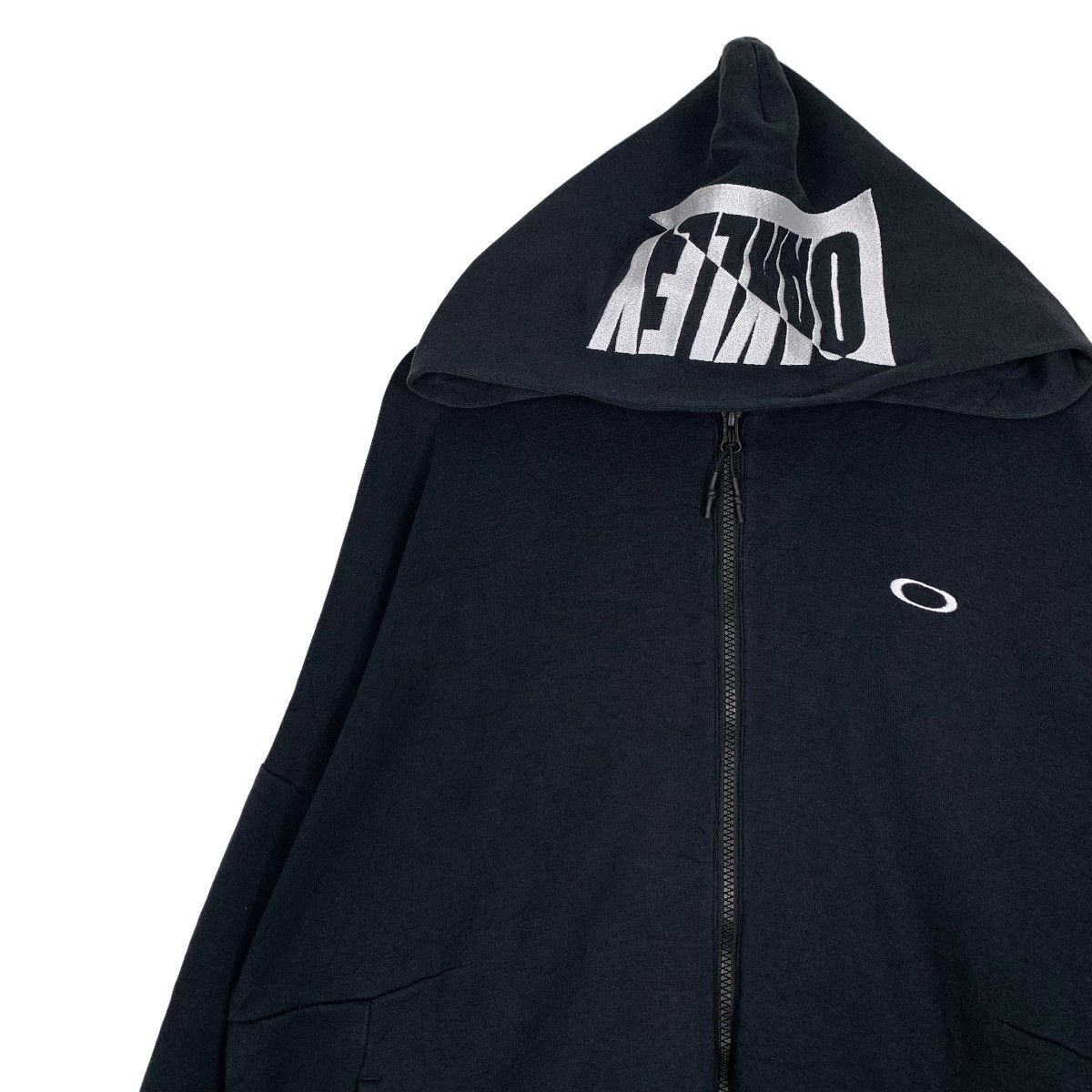 Oakley OAKLEY Embroidery Big Logo Zipper Hoodies #0255-C12 Size US M / EU 48-50 / 2 - 7 Thumbnail