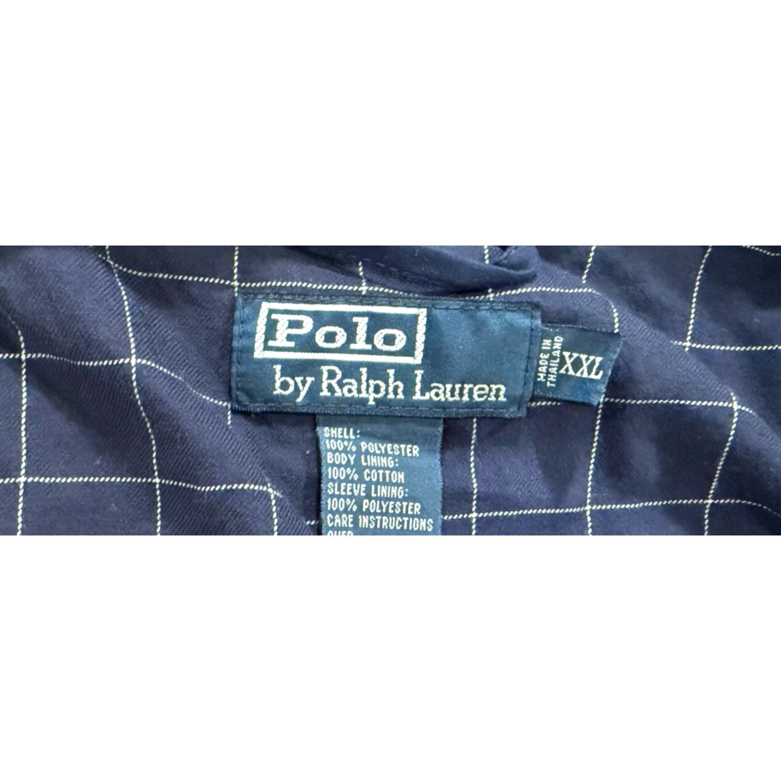Polo Ralph Lauren VTG Polo Ralph Lauren Bomber Jacket Bi-Swing Blue 2XL Zip Lined Cotton Casual Mens Size US XXL / EU 58 / 5 - 6 Thumbnail