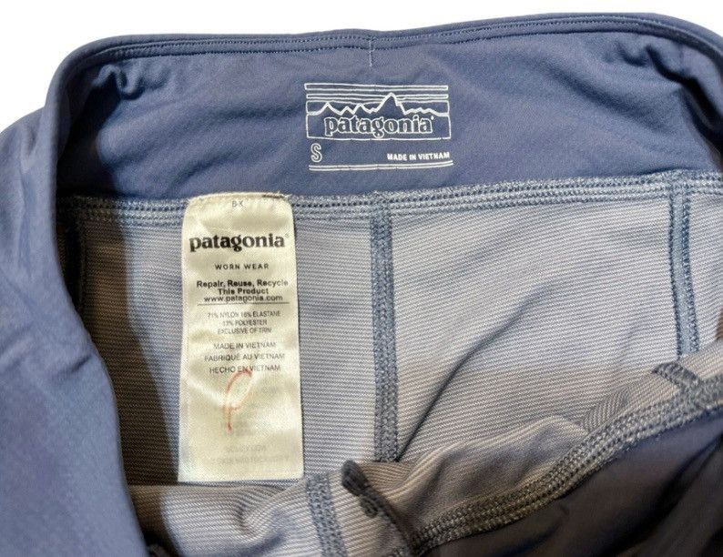 Patagonia Patagonia Women’s Crop Leggings w/ Pockets – Size S – Blue Size 26" / US 2 / IT 38 - 4 Thumbnail