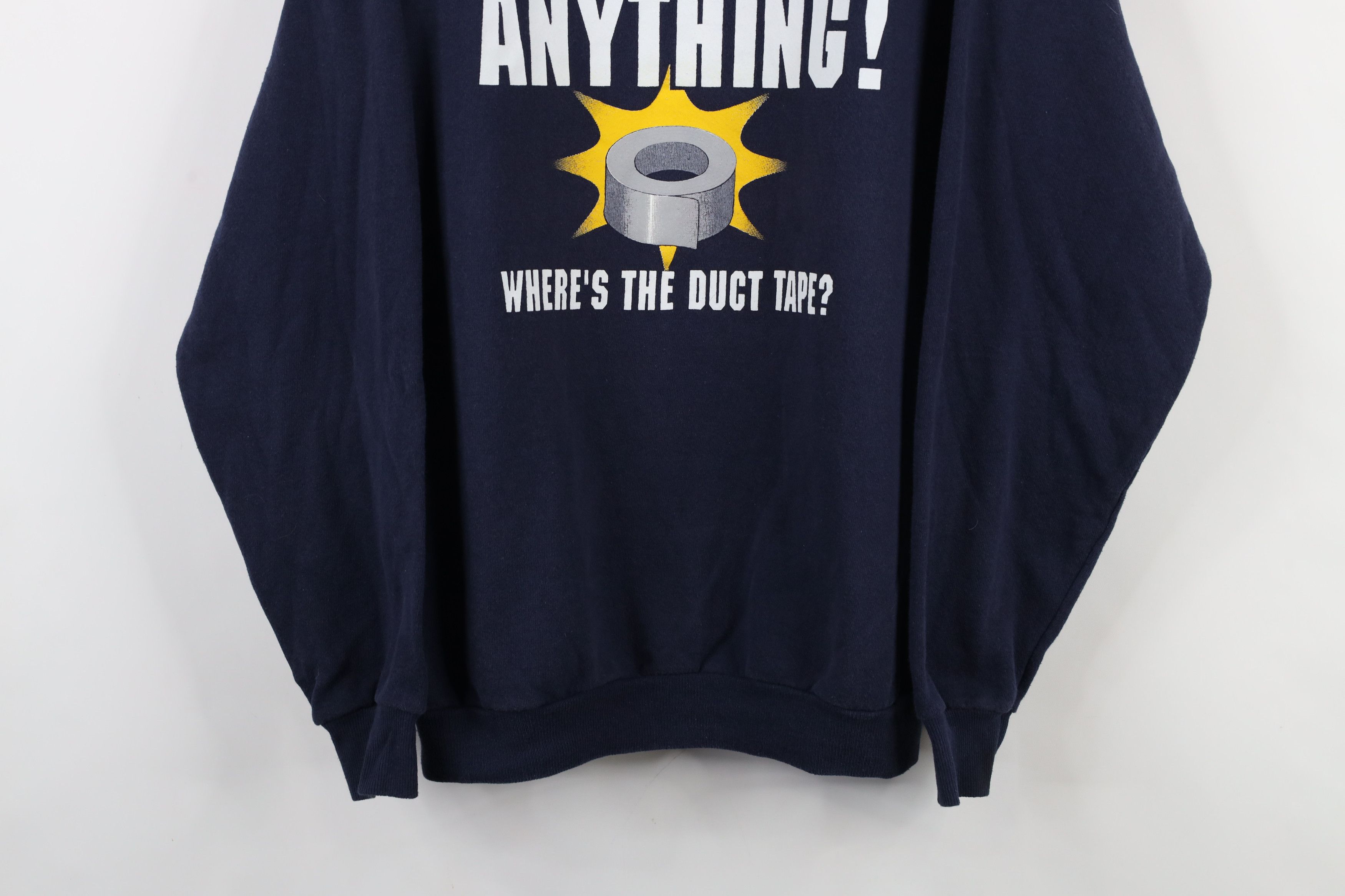 Vintage Vintage 90s I Can Fix Anything Duct Tape Sweatshirt USA Size US XL / EU 56 / 4 - 3 Thumbnail