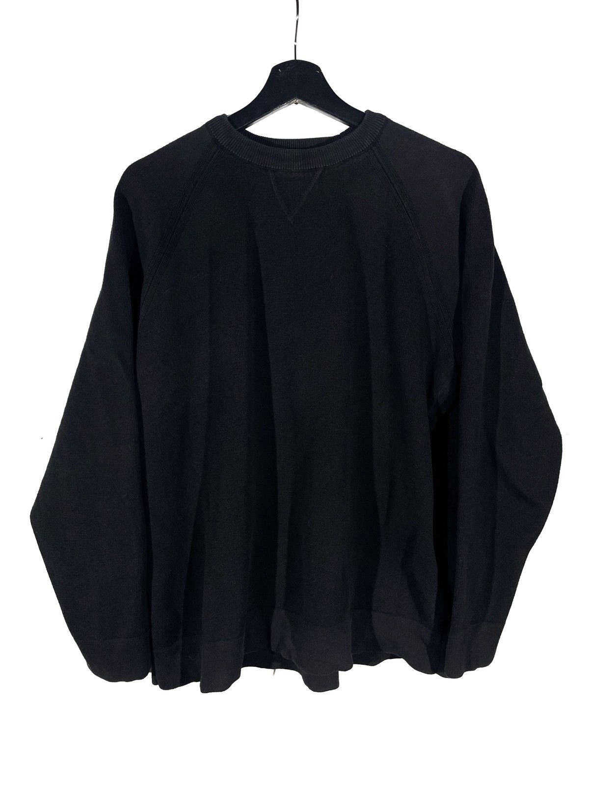 image of Vintage Alexander Mcqueen Style Black Men Cotton Sweatshirt Size M-L