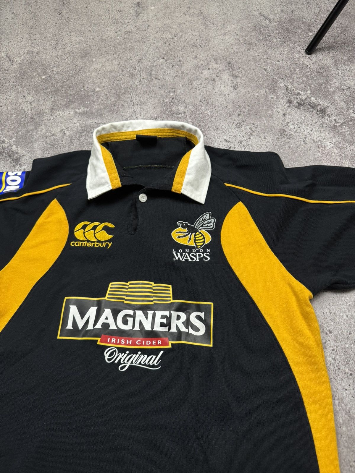 Canterbury of New Zealand Canterbury London Wasps 2007/08 Rugby Jersey Tee T-shirt Size US M / EU 48-50 / 2 - 4 Thumbnail