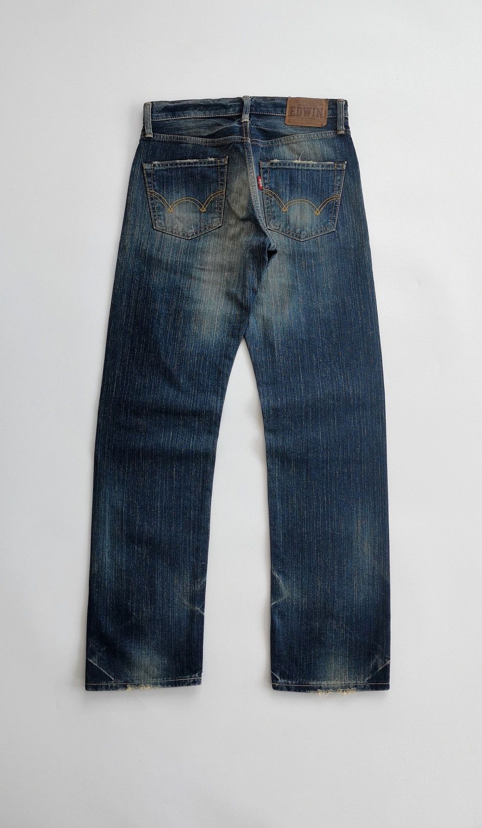 Edwin Edwin Extra Extreme 503RVS Patchwork Ripped Denim Jeans Size US 29 - 8 Thumbnail