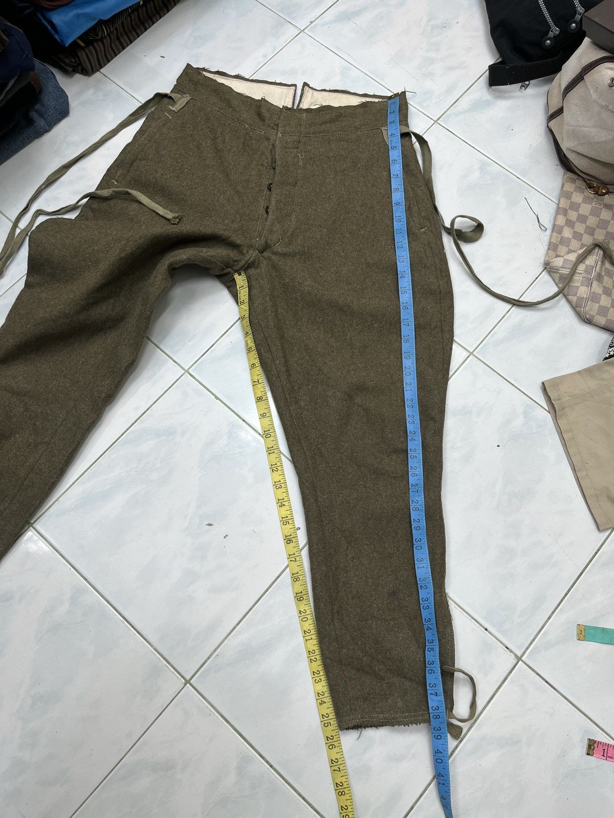 Vintage 🔥🔥🔥ARCHIVE VINTAGE 40’s JAPANESE MILITARY PANTS Size US 31 - 13 Thumbnail